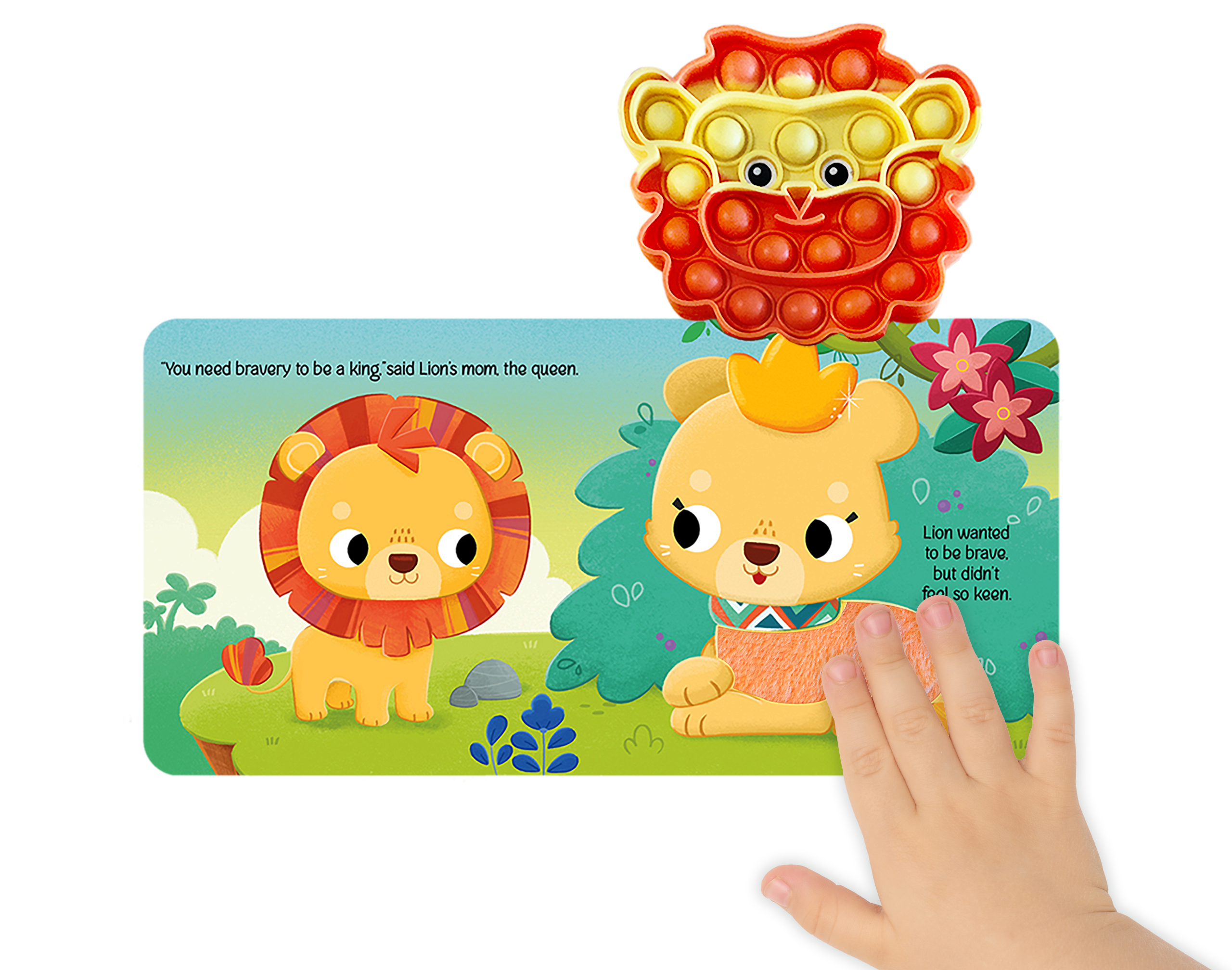 Little Hippo Books - Little Lion - Your Sensory Fidget Friend