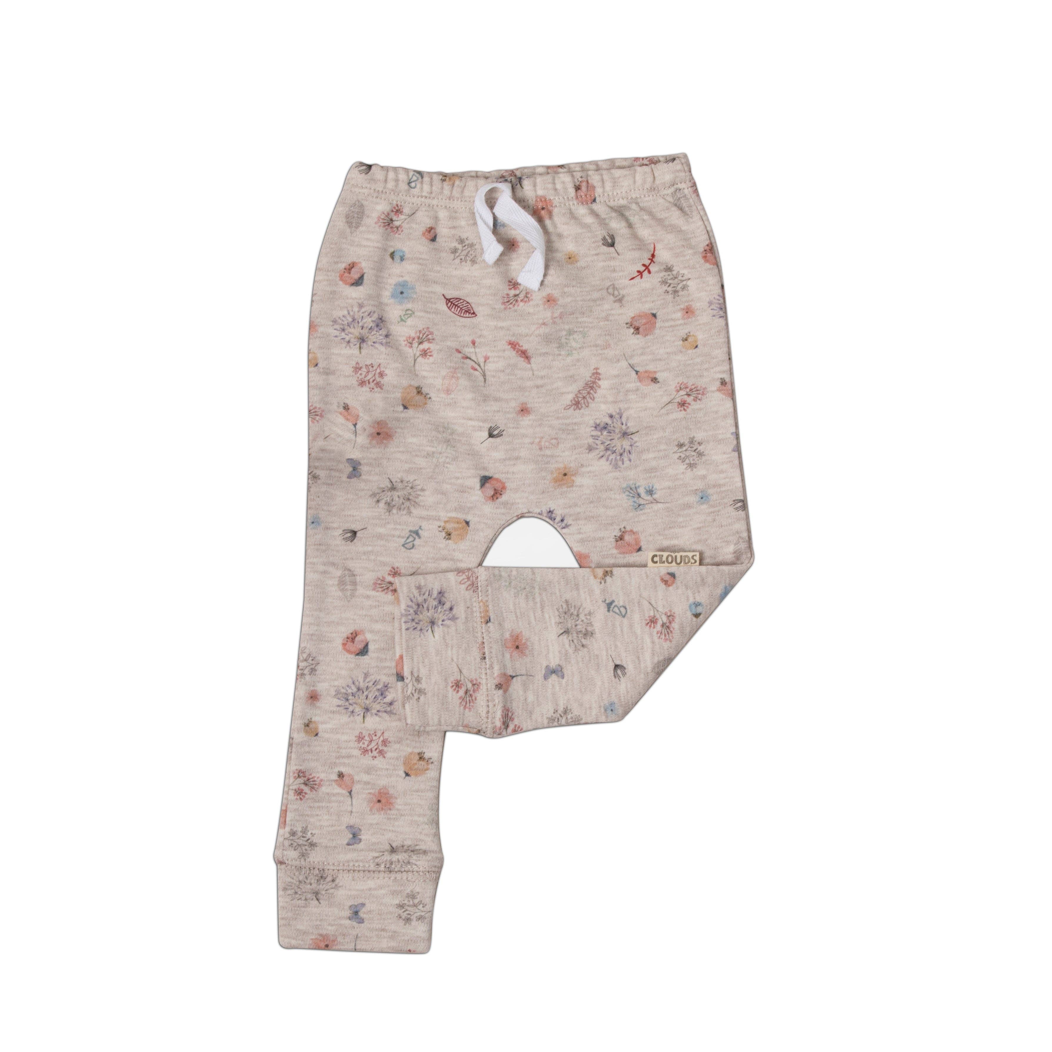 Pants - Nature Themed Beige: 3-6 Months