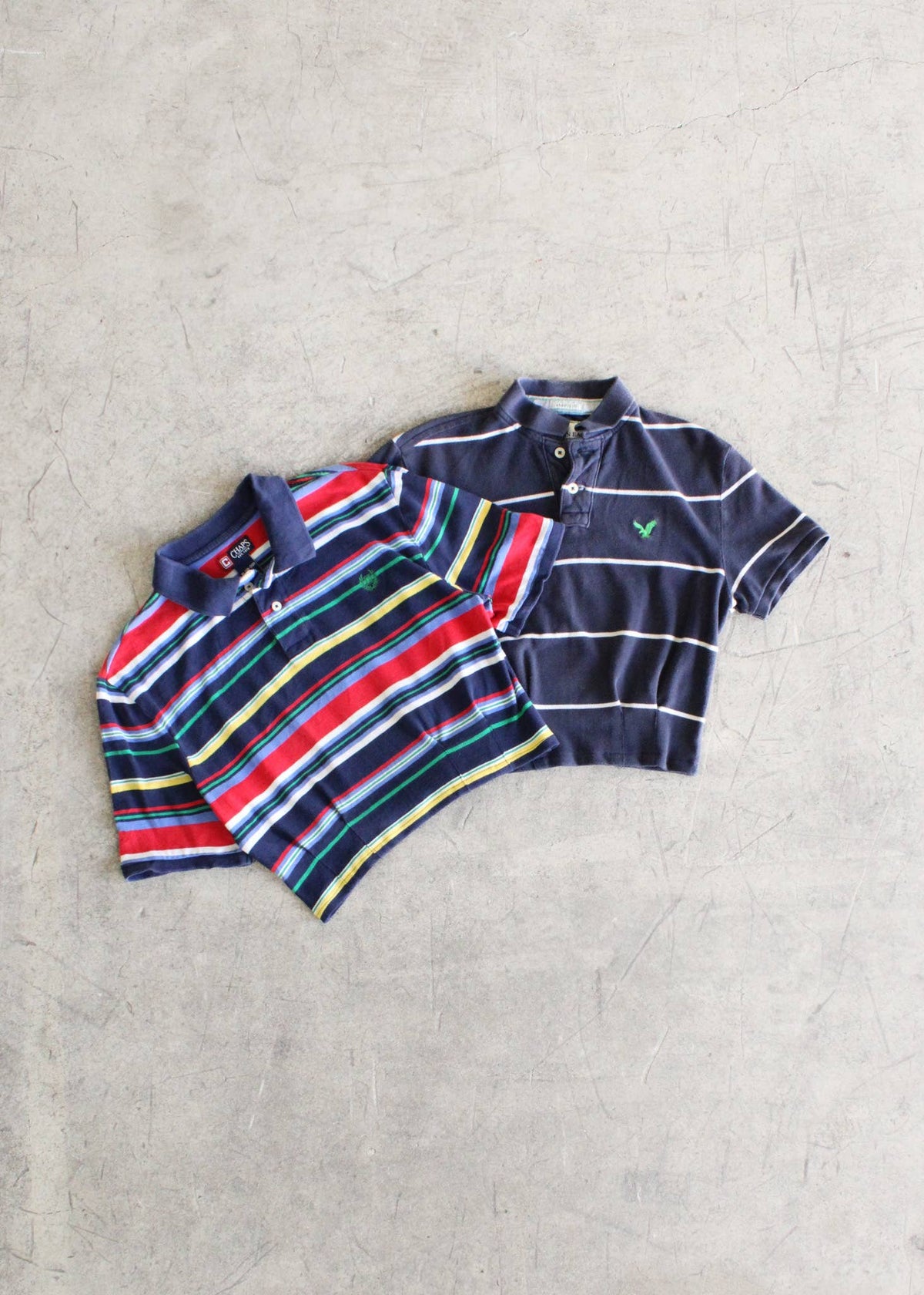 American Recycled Clothing - Cropped Dart Polo Tee Bundle