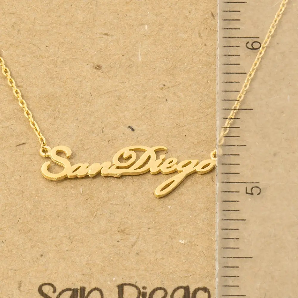 San Diego Pendant Necklace