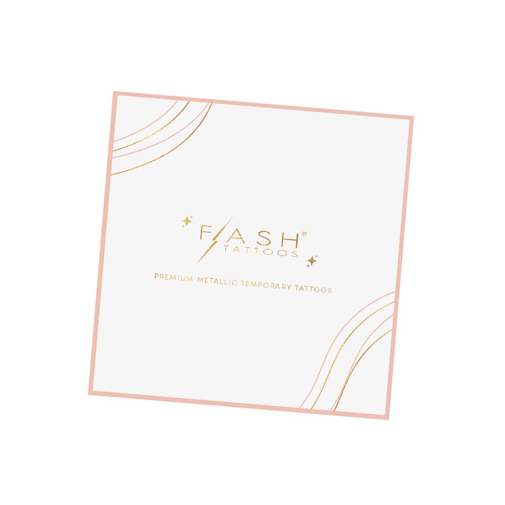 Flash Tattoos - GALACTIC GOLD FACE FRECKLES metallic temporary tattoos