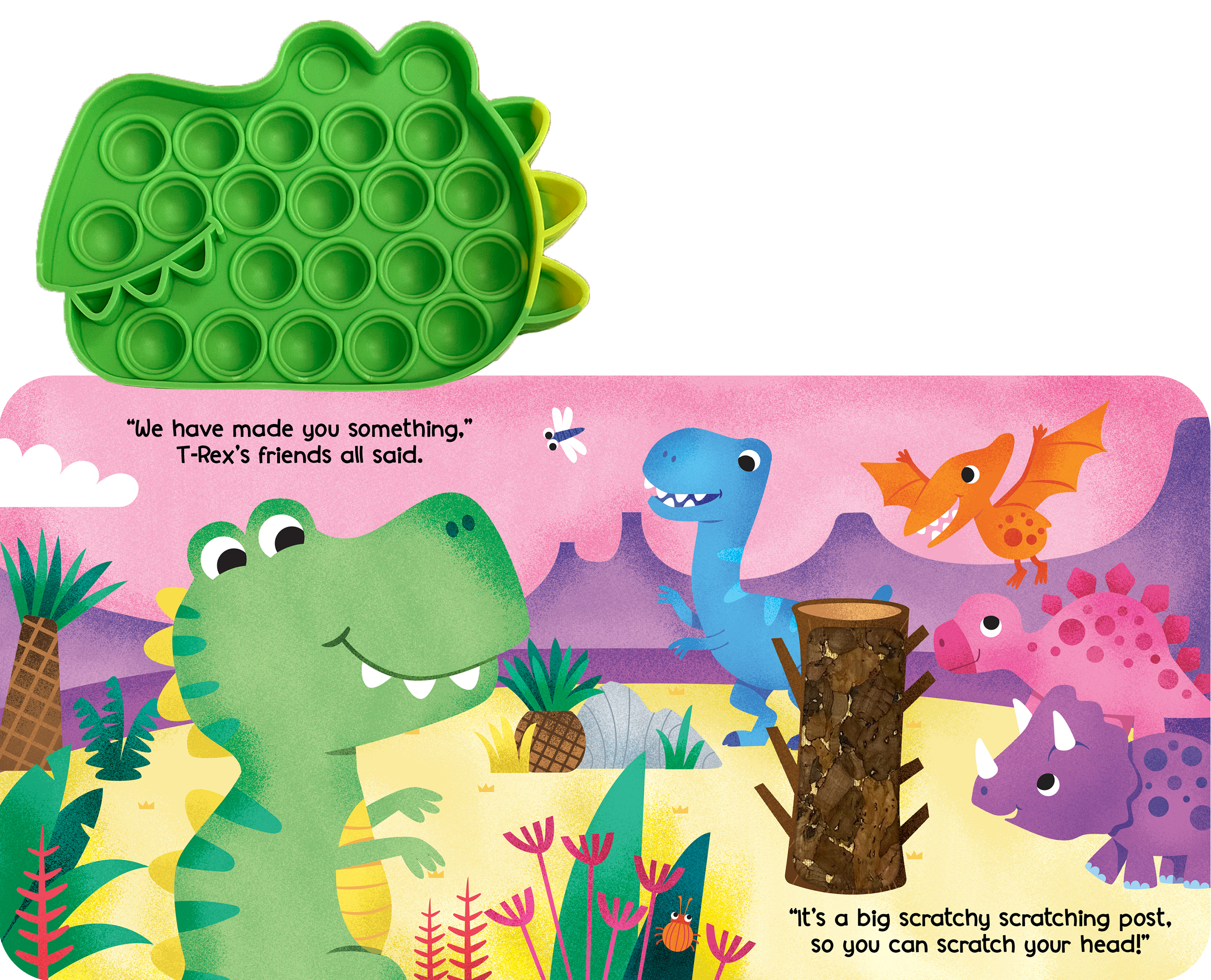 Little Hippo Books - Little T-Rex - Your Sensory Fidget Friend