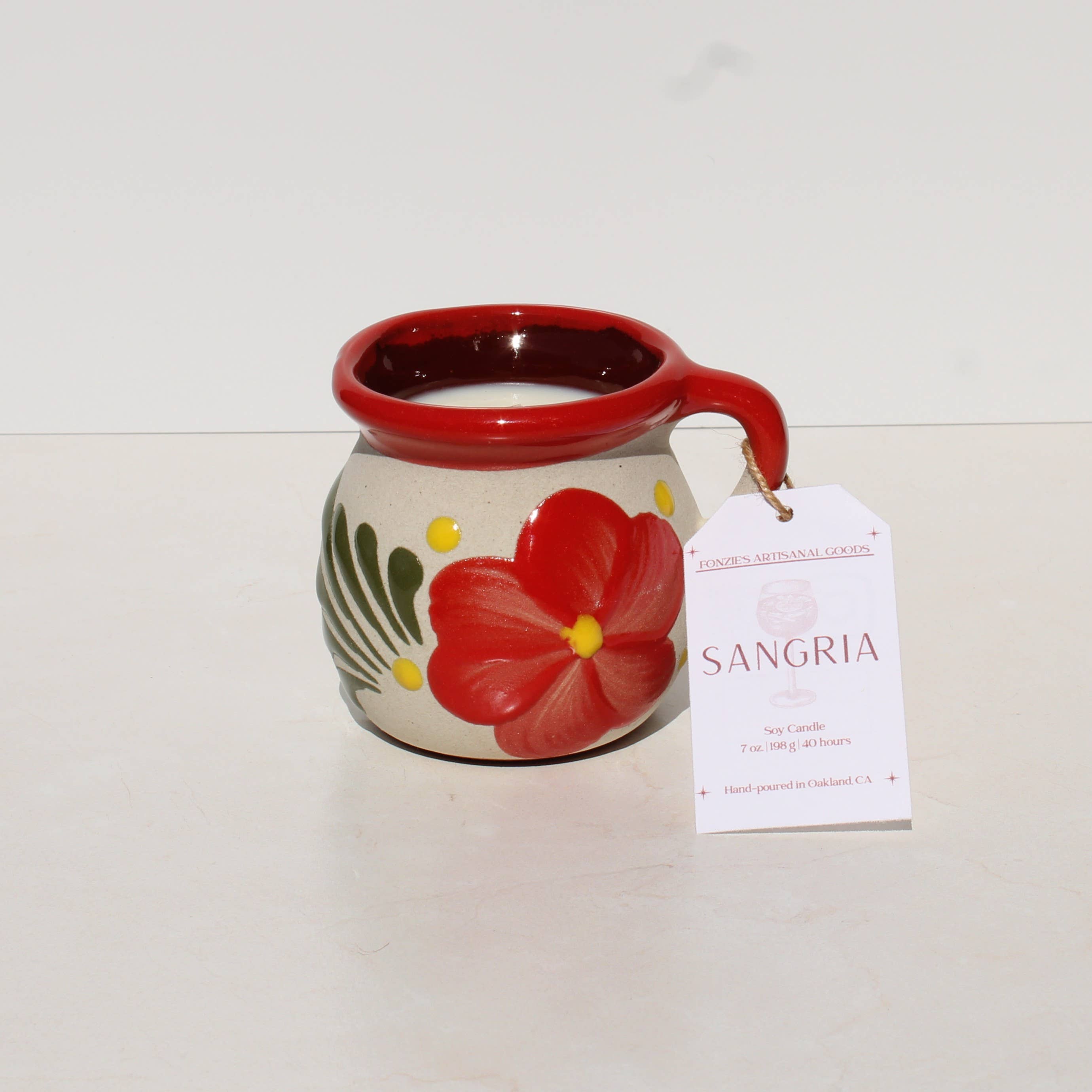 Fonzie's Artisanal Goods - Sangria Jarrito Candle - 7oz