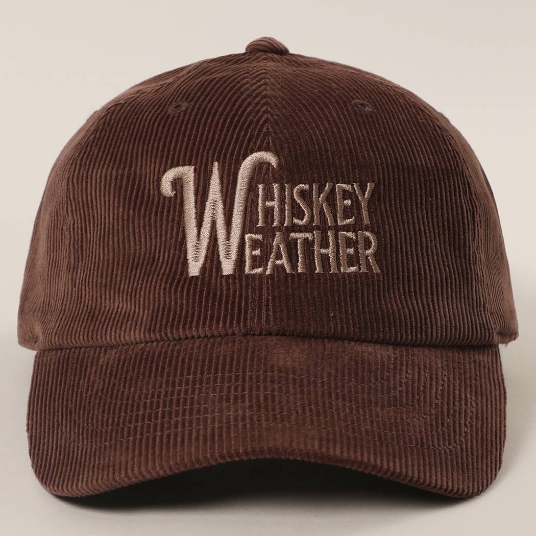 WHISKEY WEATHER Baseball Cap
