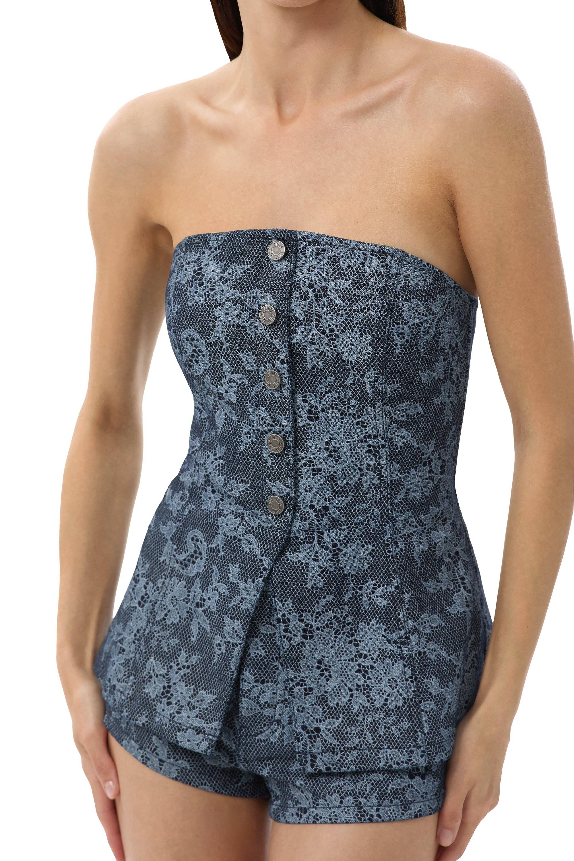 AFRM - Janie Top - Lace Rinse Wash