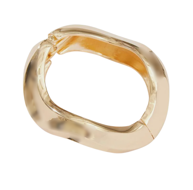 HoopLa - Editorial Hinge Bracelets 14K Gold PVD- Recycled