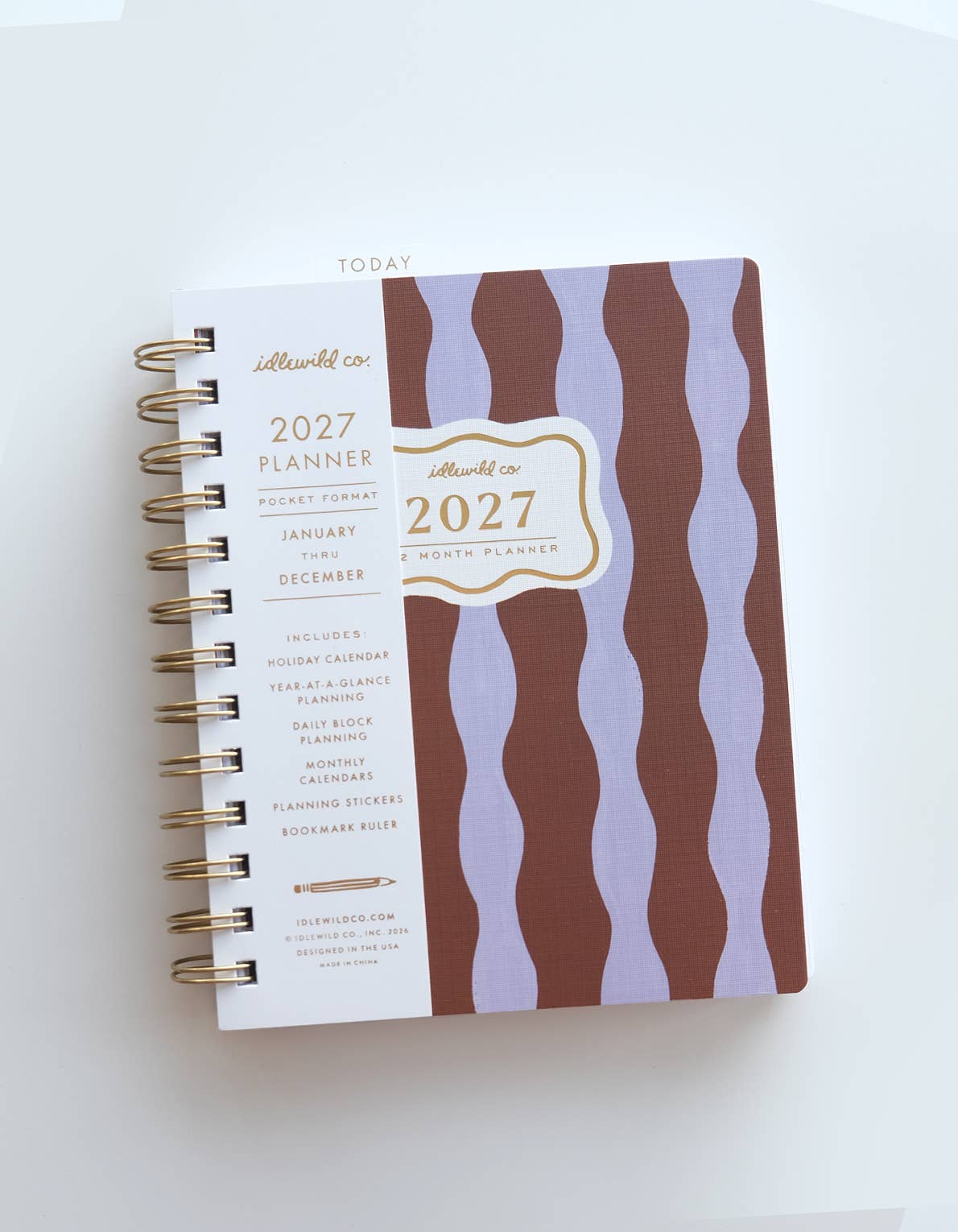 Idlewild Co. - 2027 Pocket Planner | Periwinkle Wave