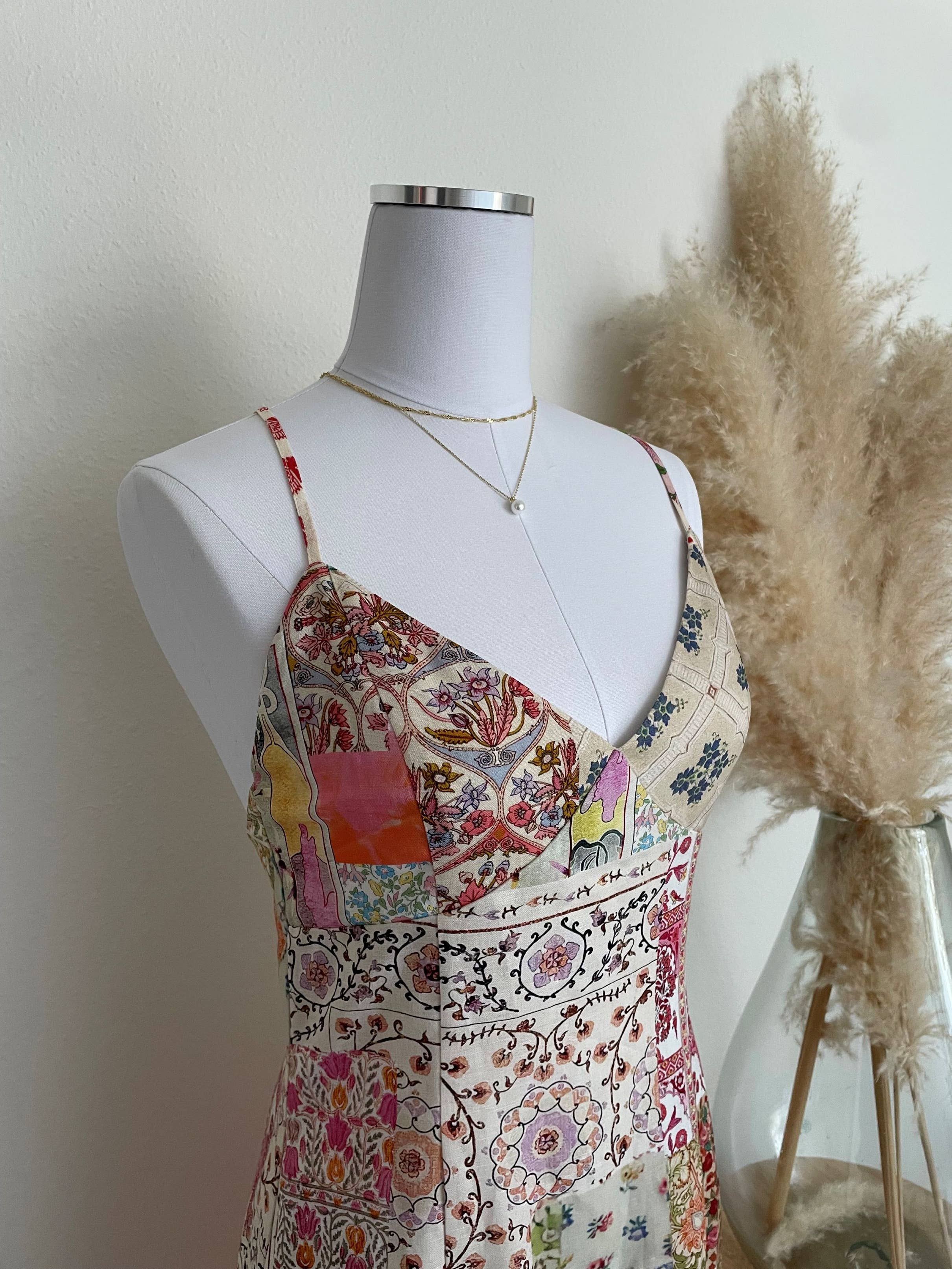 ACOA COLLECTION - CROSS BACK SLIP DRESS