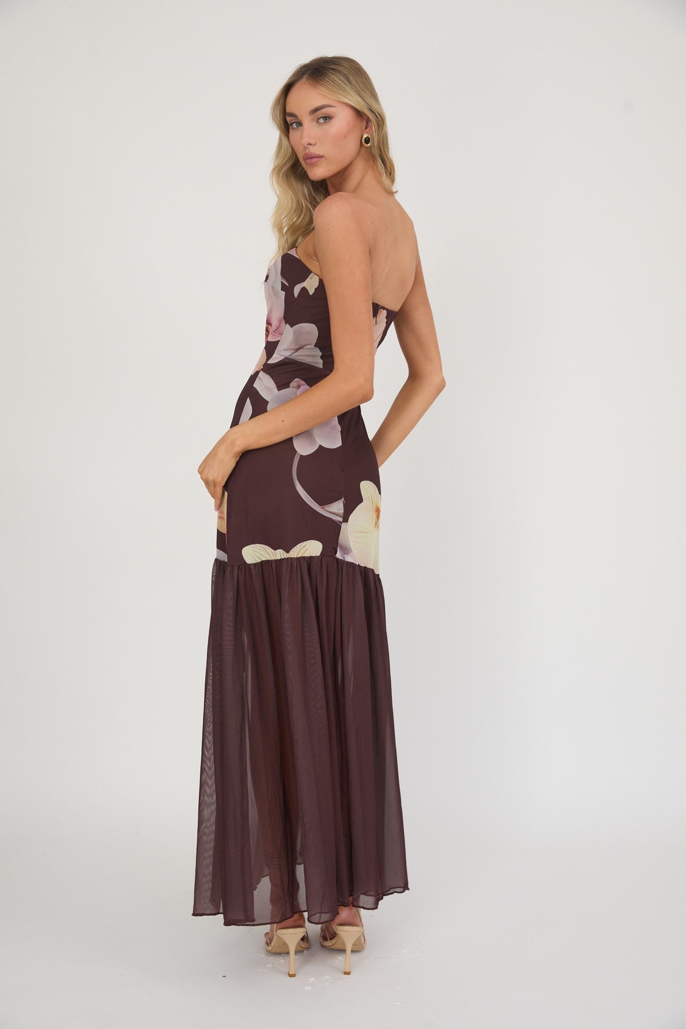 Sleeveless Floral Maxi Dress