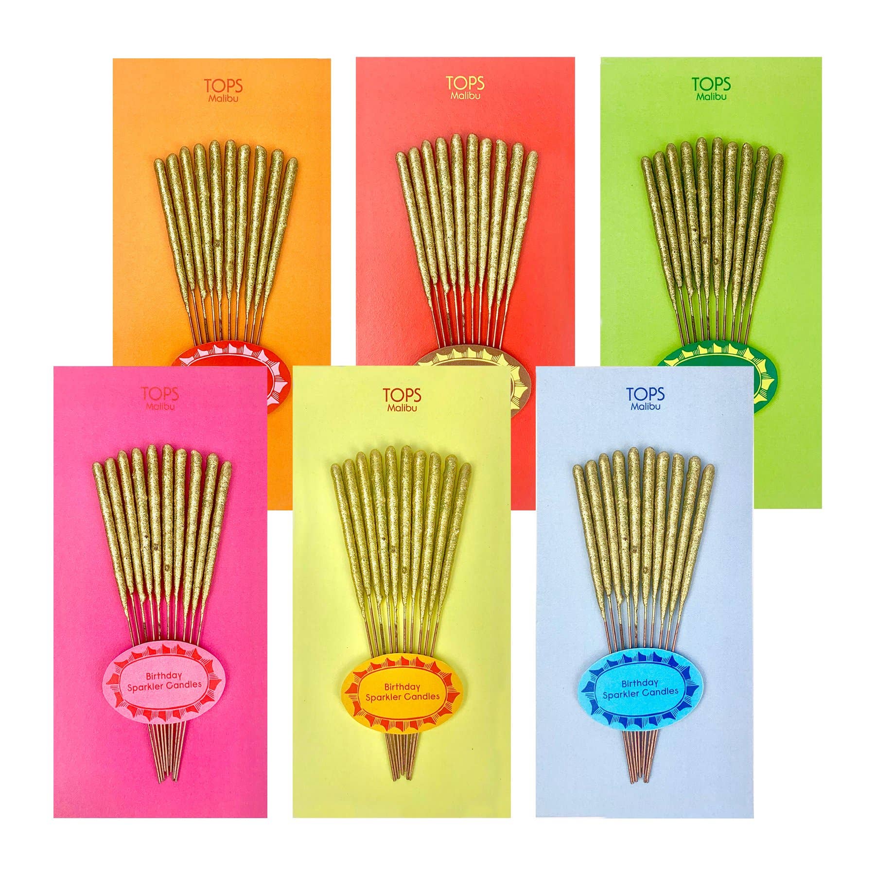 TOPS Malibu - Mini Birthday Sparkler Candles -