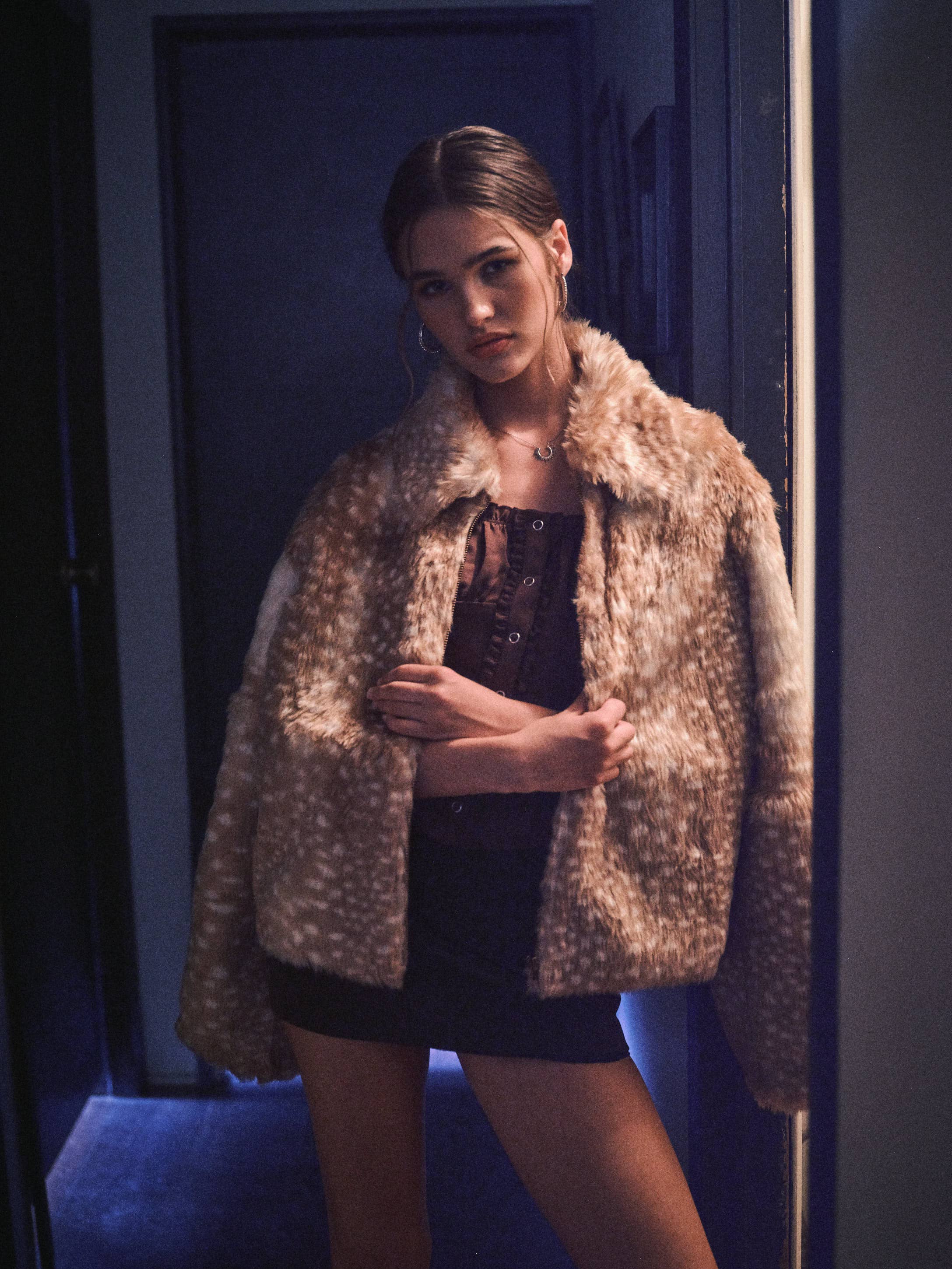 Pretty Garbage - LIZ FAUX FUR JACKET