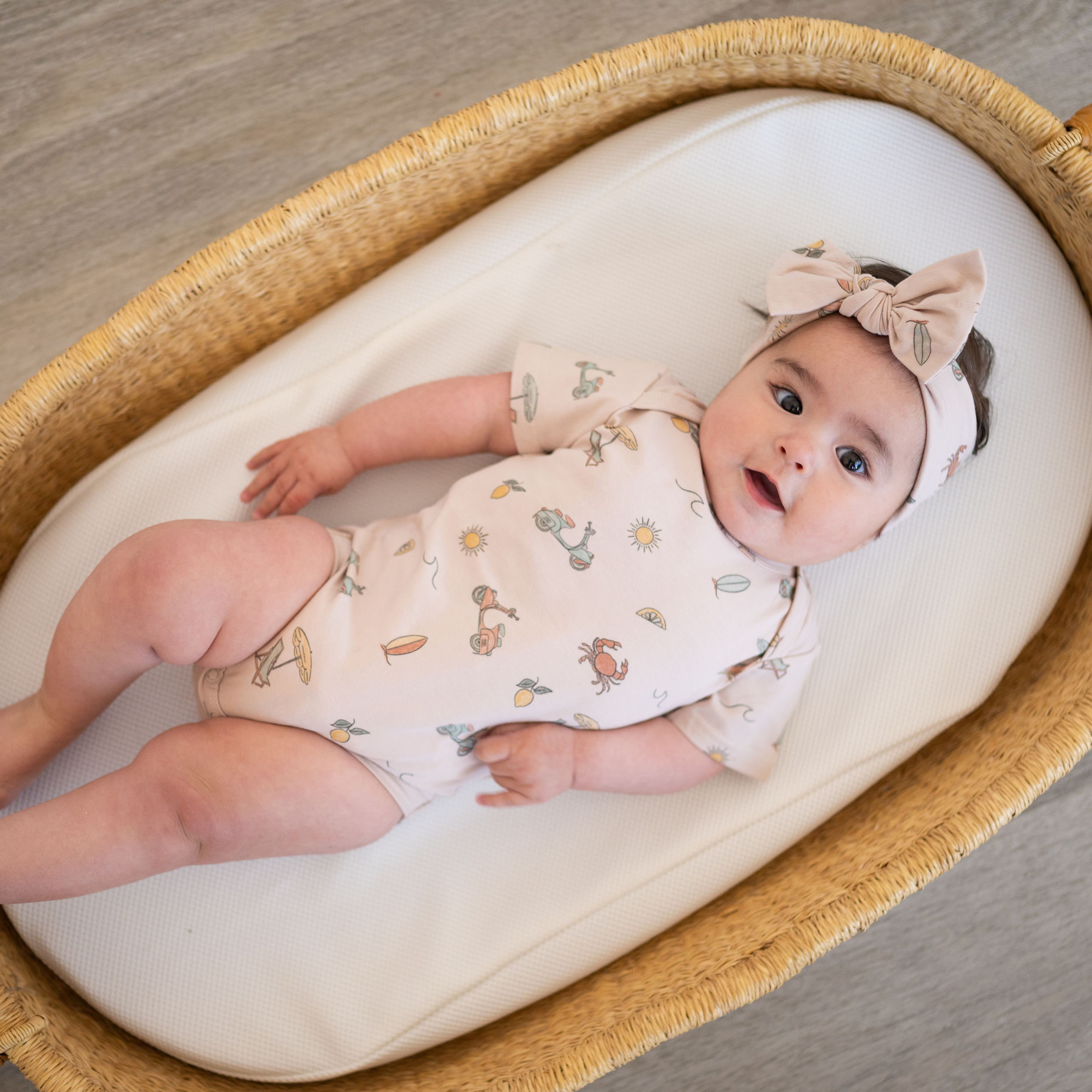 bug + bean kids - Organic Cotton Short Sleeve Bodysuit – Summer Vibes