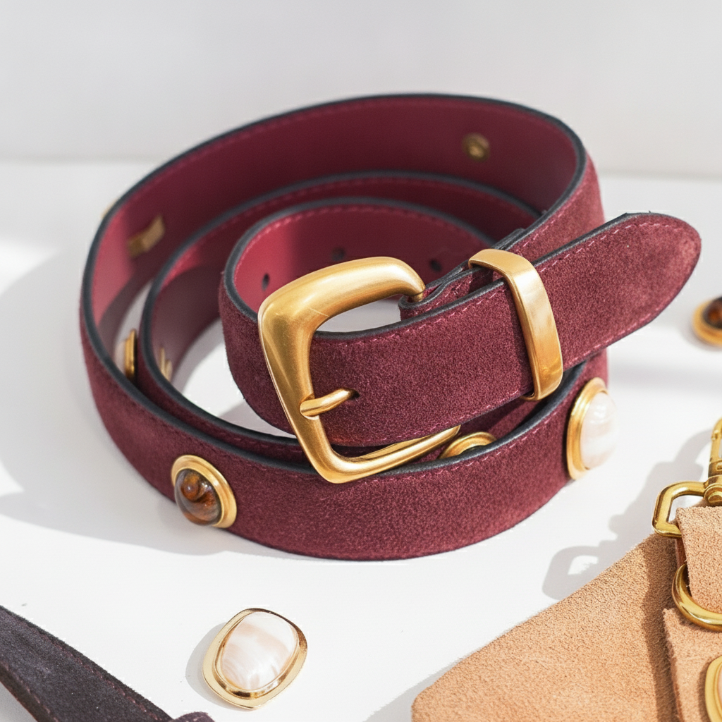 Most Wanted USA - Suede Gemstone Belt