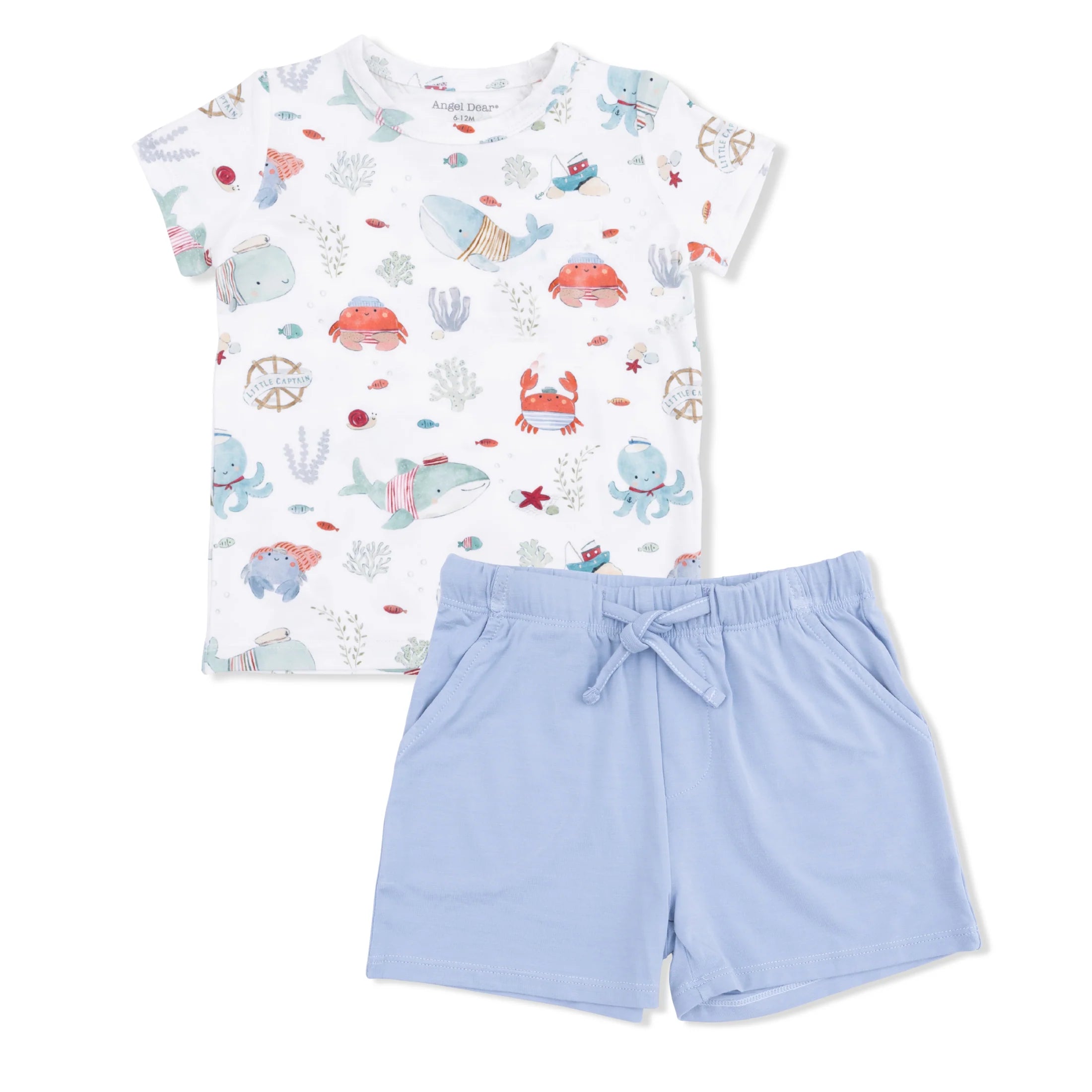 CREW NECK TEE & SHORT SET