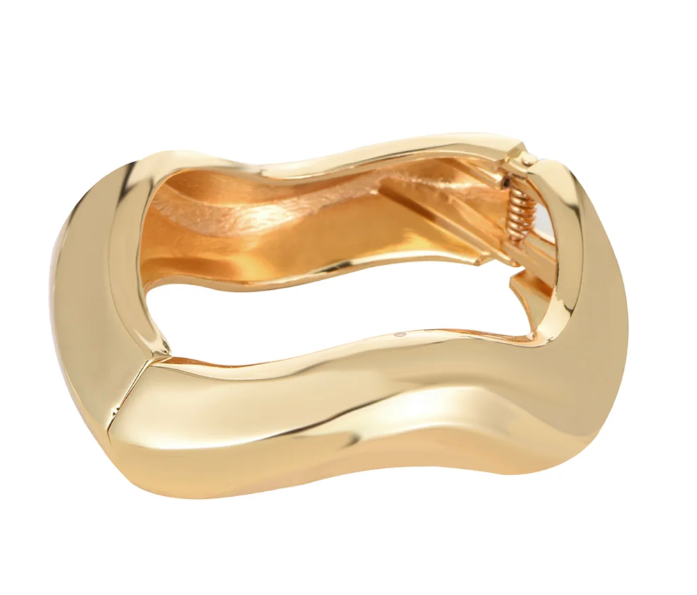 HoopLa - Editorial Hinge Bracelets 14K Gold PVD- Recycled