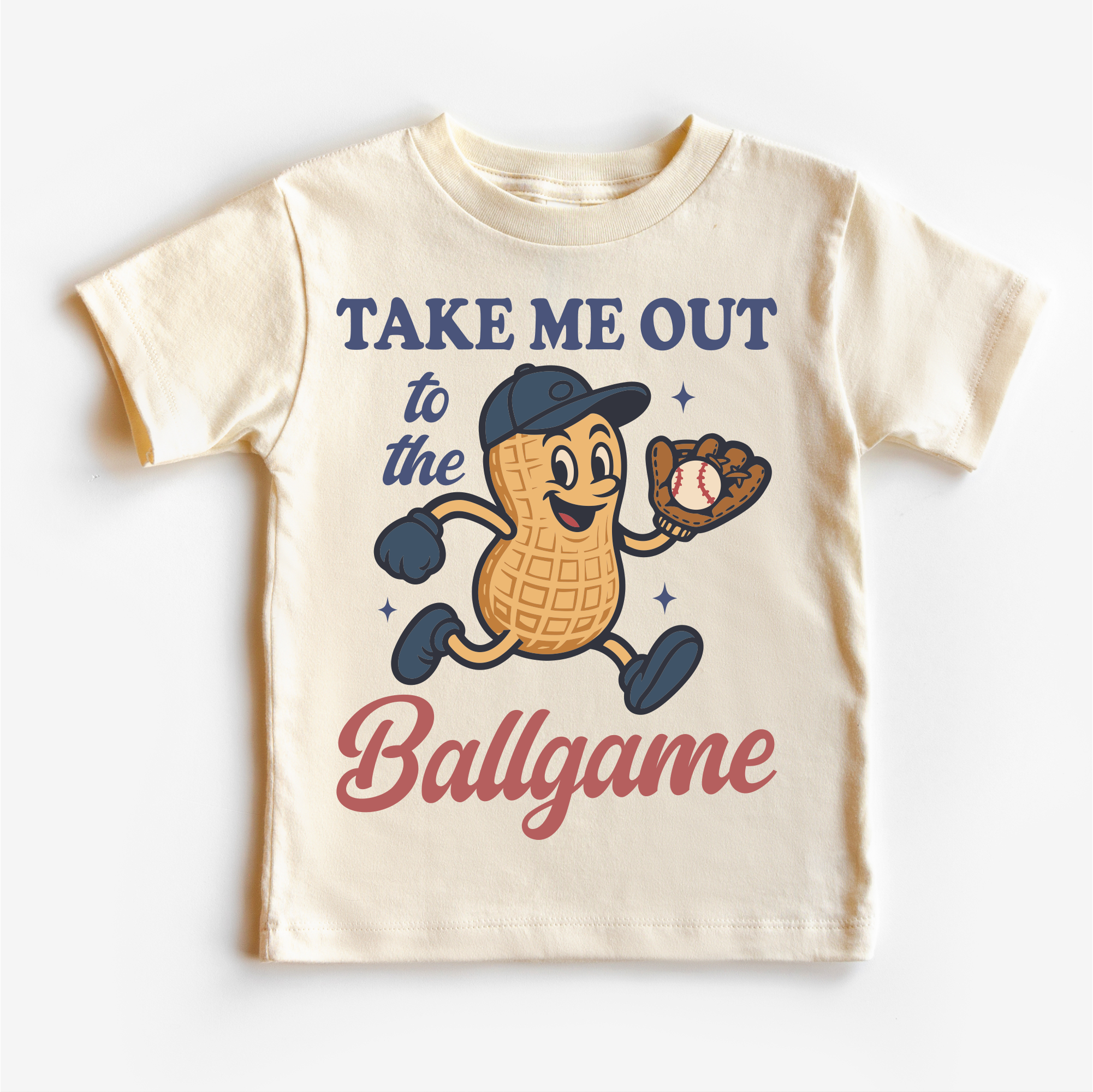 Madi Moosh - Baseball Take Me Out To The Ballpark Shirt - Peanut Baseball Tee