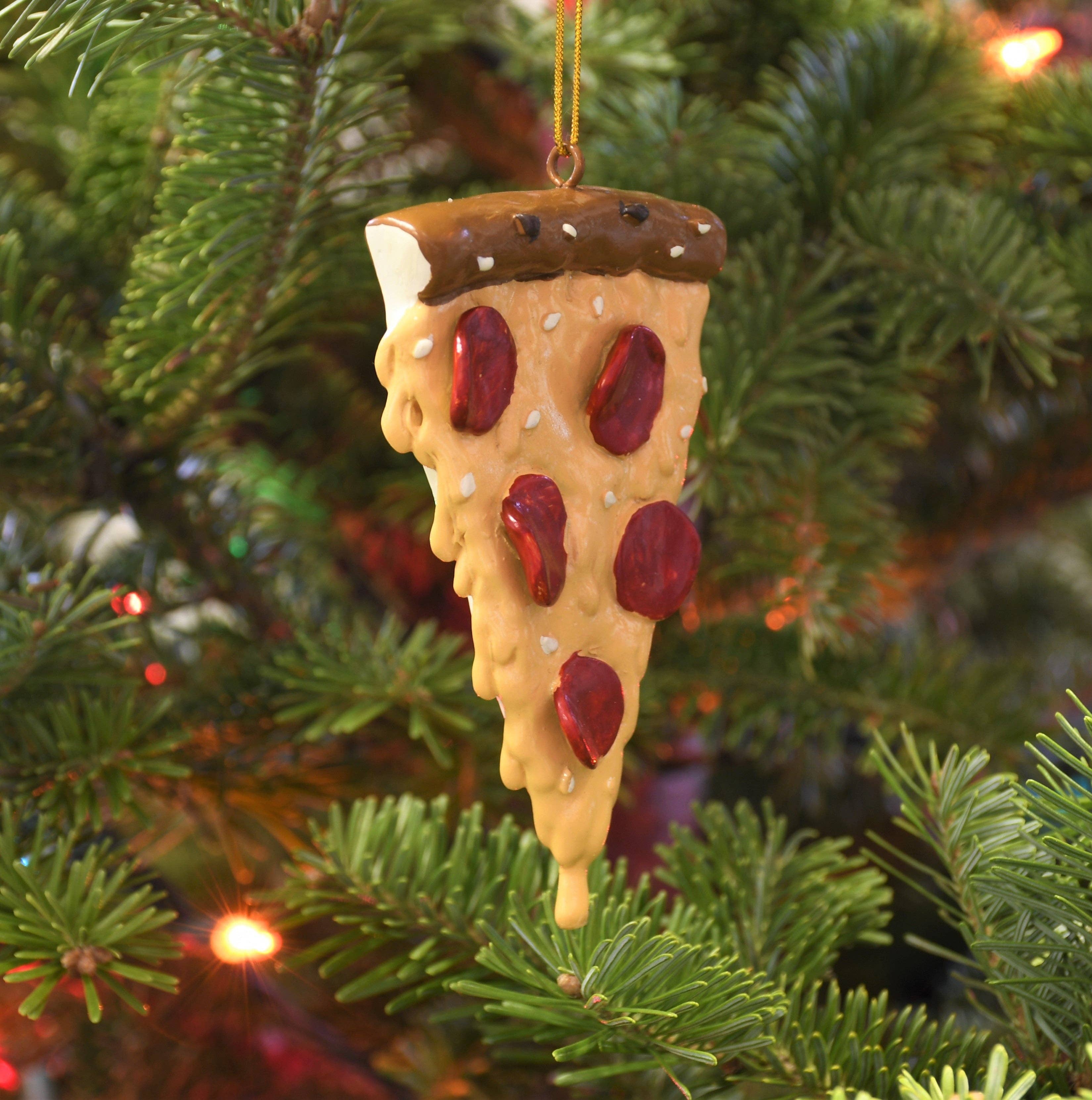 Tree Buddees - Slice of Pepperoni Pizza Christmas Ornamen