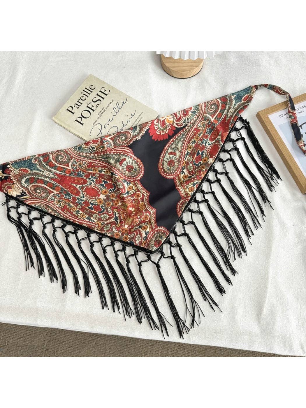 Funkyrel® Atzbranding Limited - Scarvii - Chic Fringed Fashion Triangle Bandana