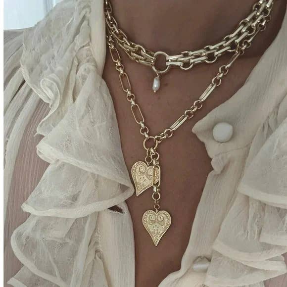 Tramps+Thieves - Two of Hearts Necklace