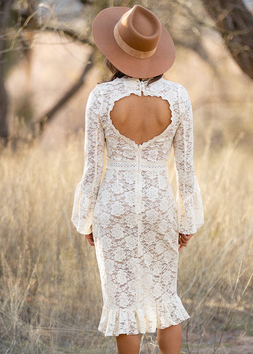 Joyfolie - Women's Zena Dress in Cream