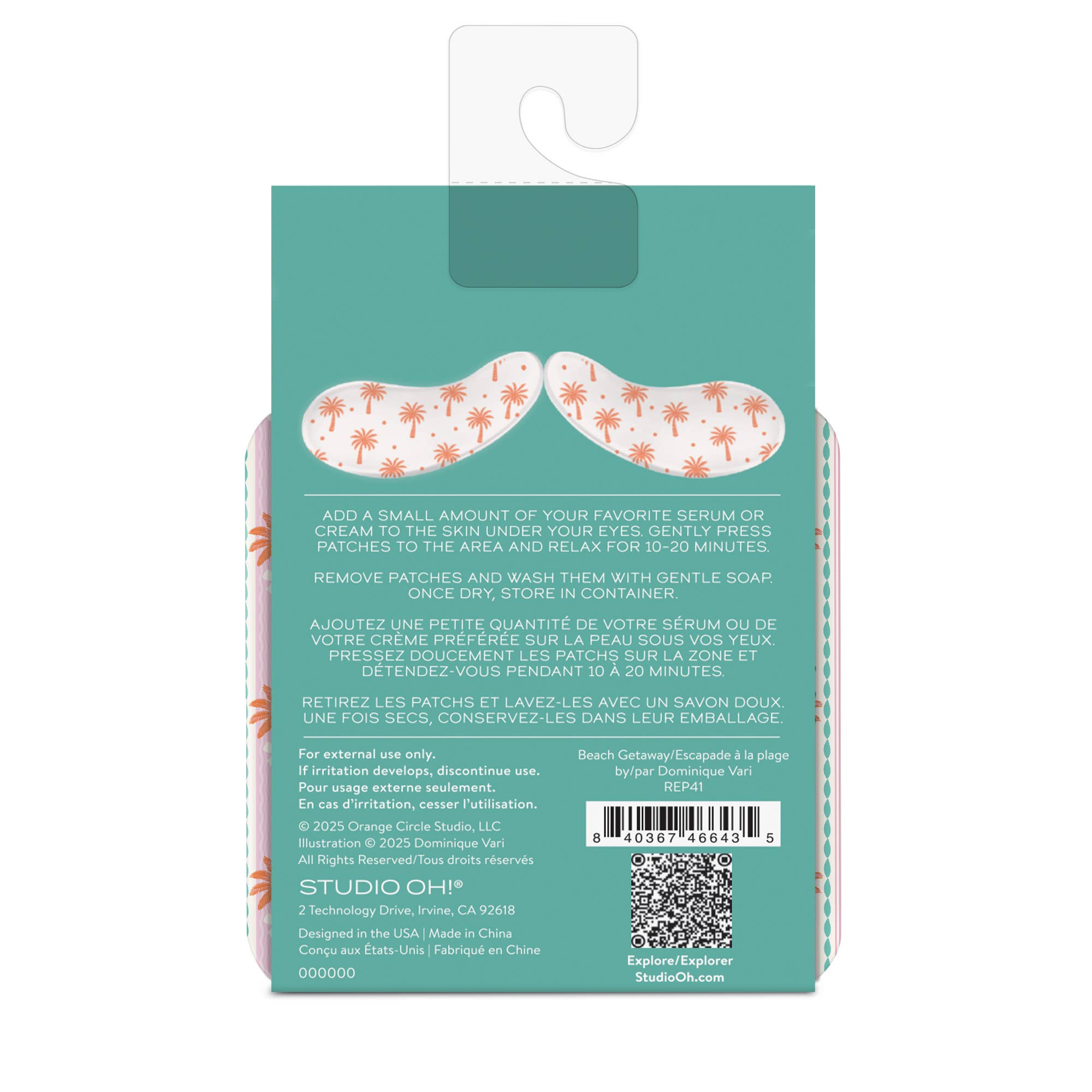 Studio Oh! - Beach Getaway Reusable Under-Eye Patches