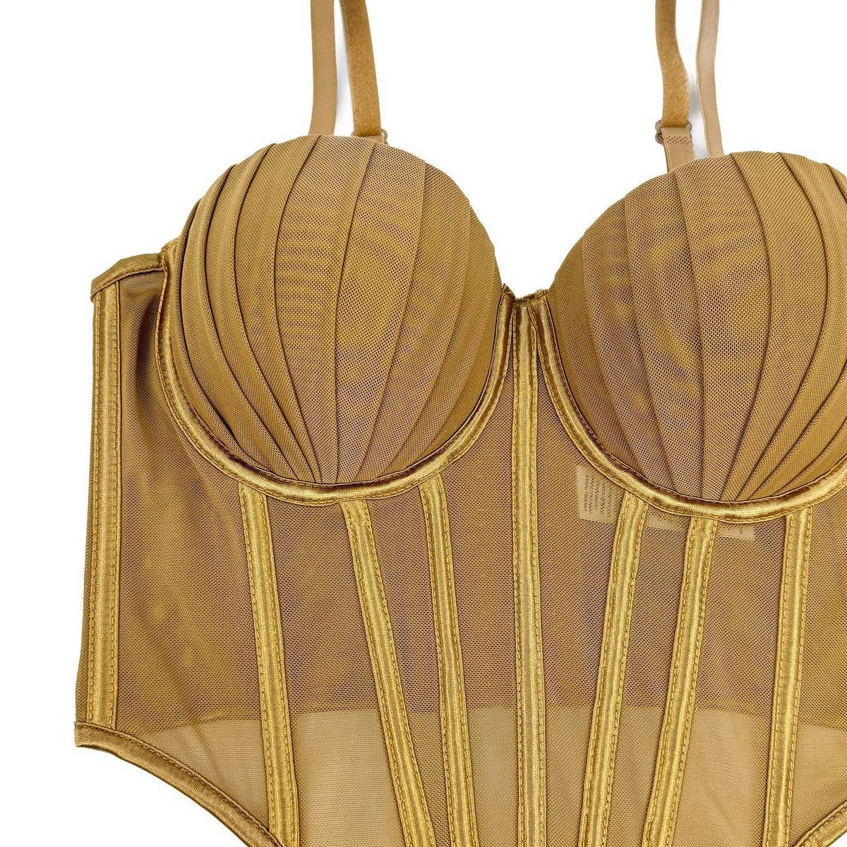 PREMIUM PLEATED HERRINGBONE CORSET WITH COASTERS