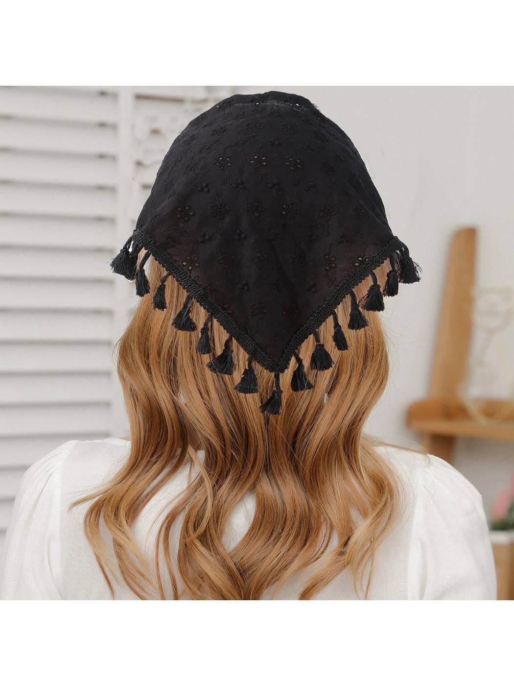Funkyrel® Atzbranding Limited - Scarvii - Lace Floral Tassel Headband