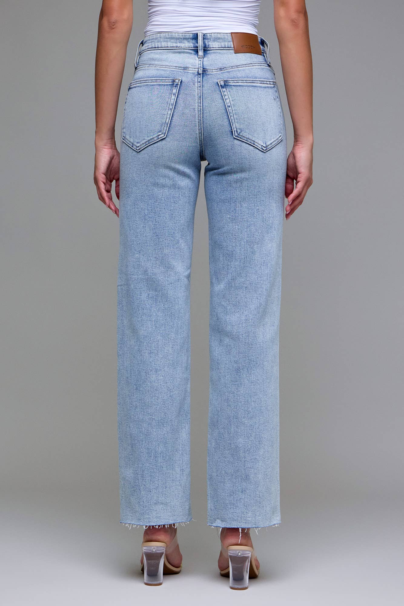 Hidden Jeans - Medium Light Clean Stretch Classic Straight