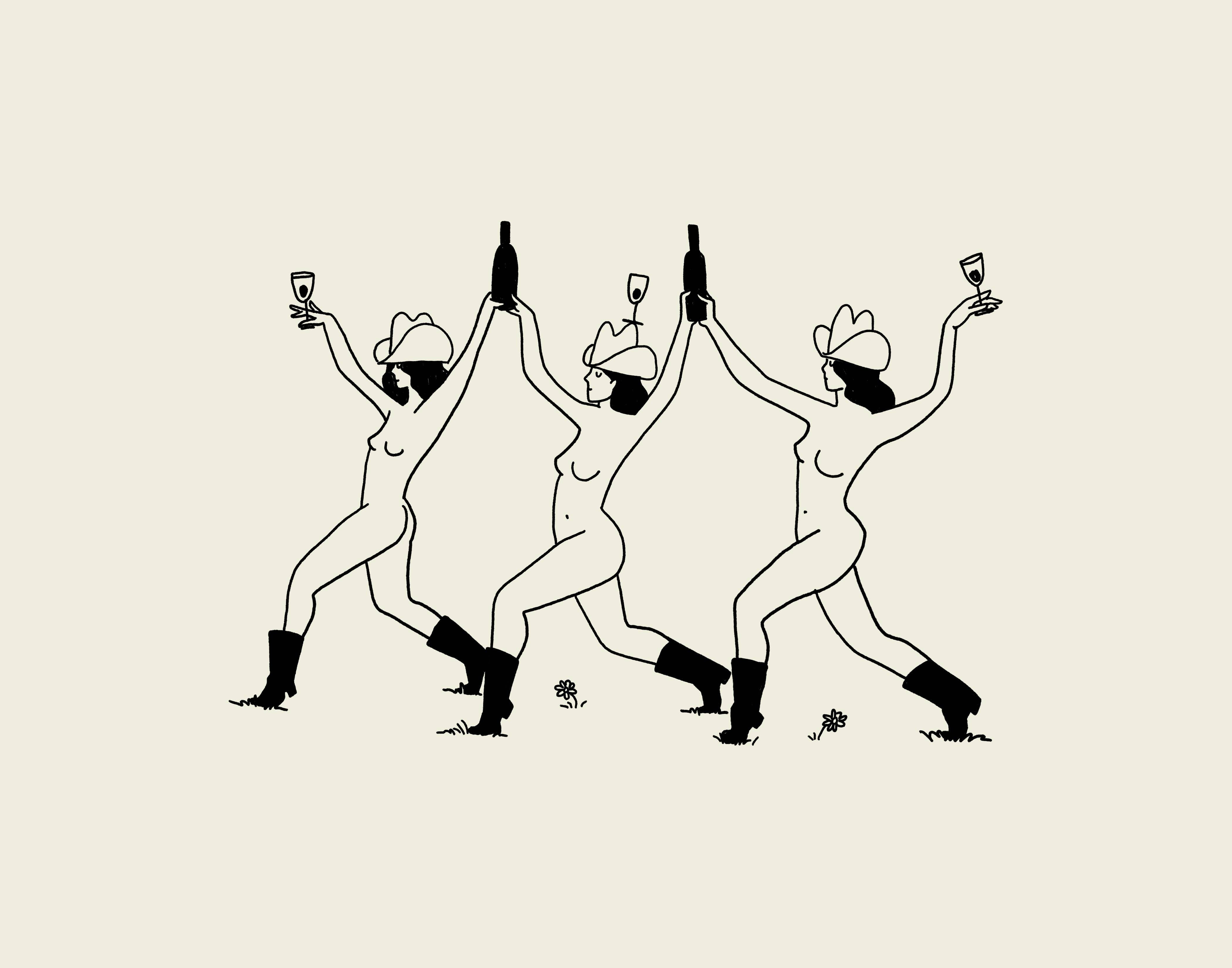 Tumbleweed Design Studio - Western Wine Vintage Art Print