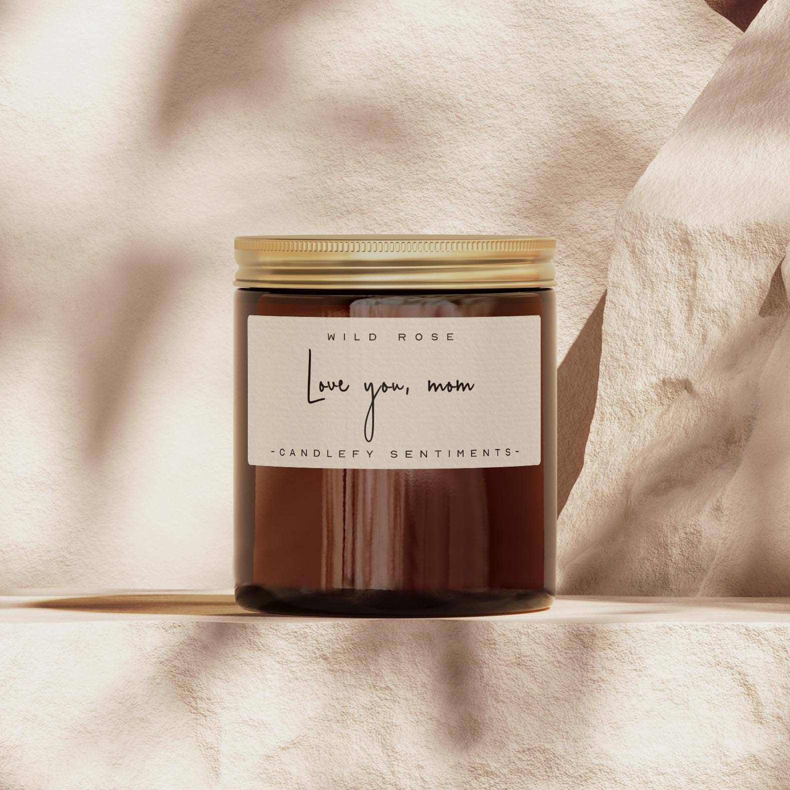 Candlefy - Love You Mom - Mother's Day Gift Candle
