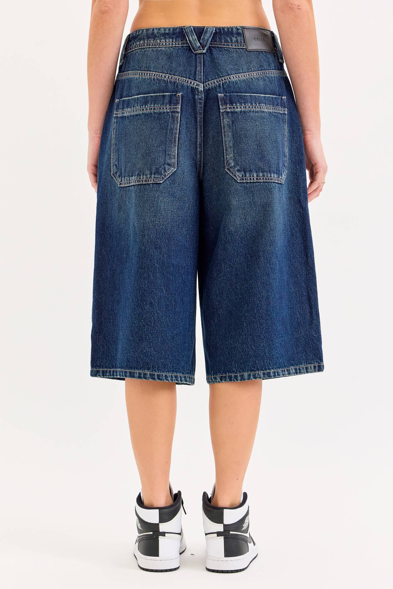 Cello Jeans - Mid Waisted Baggy Culotte with Longer Inseam