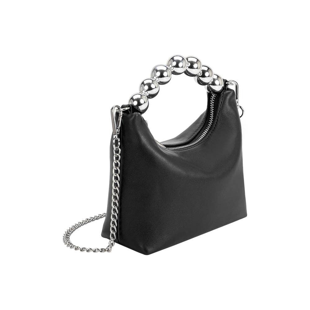 Esme Black Recycled Vegan Crossbody Bag