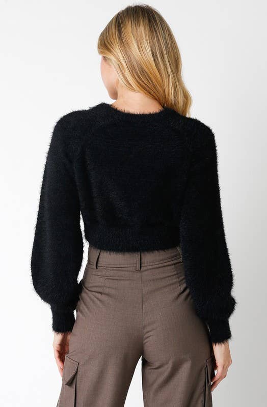 Olivaceous - Harlow Crop Sweater