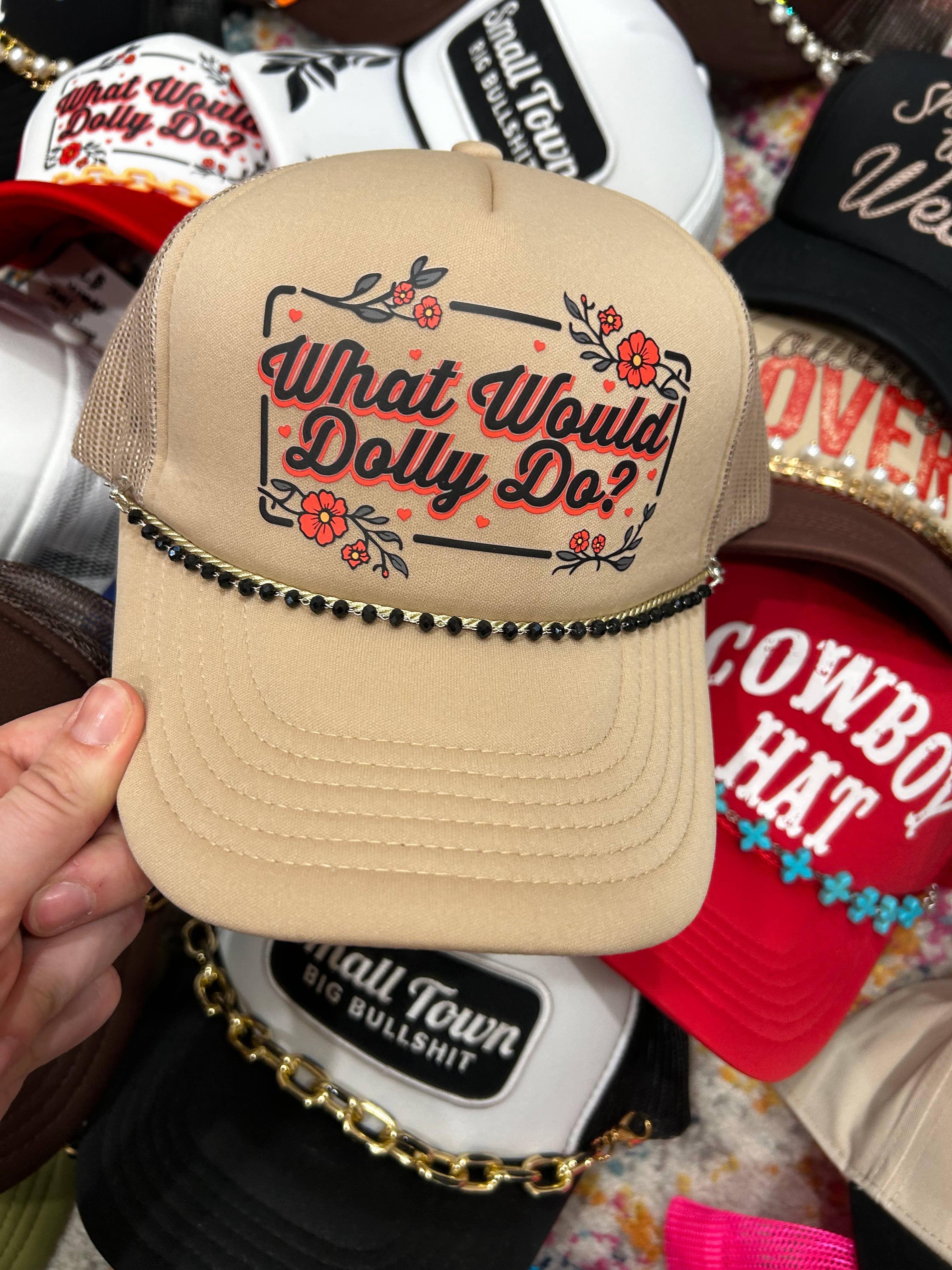 Vibes Hat Company - What Would Dolly Do Trucker | Dolly Parton | Western Hats