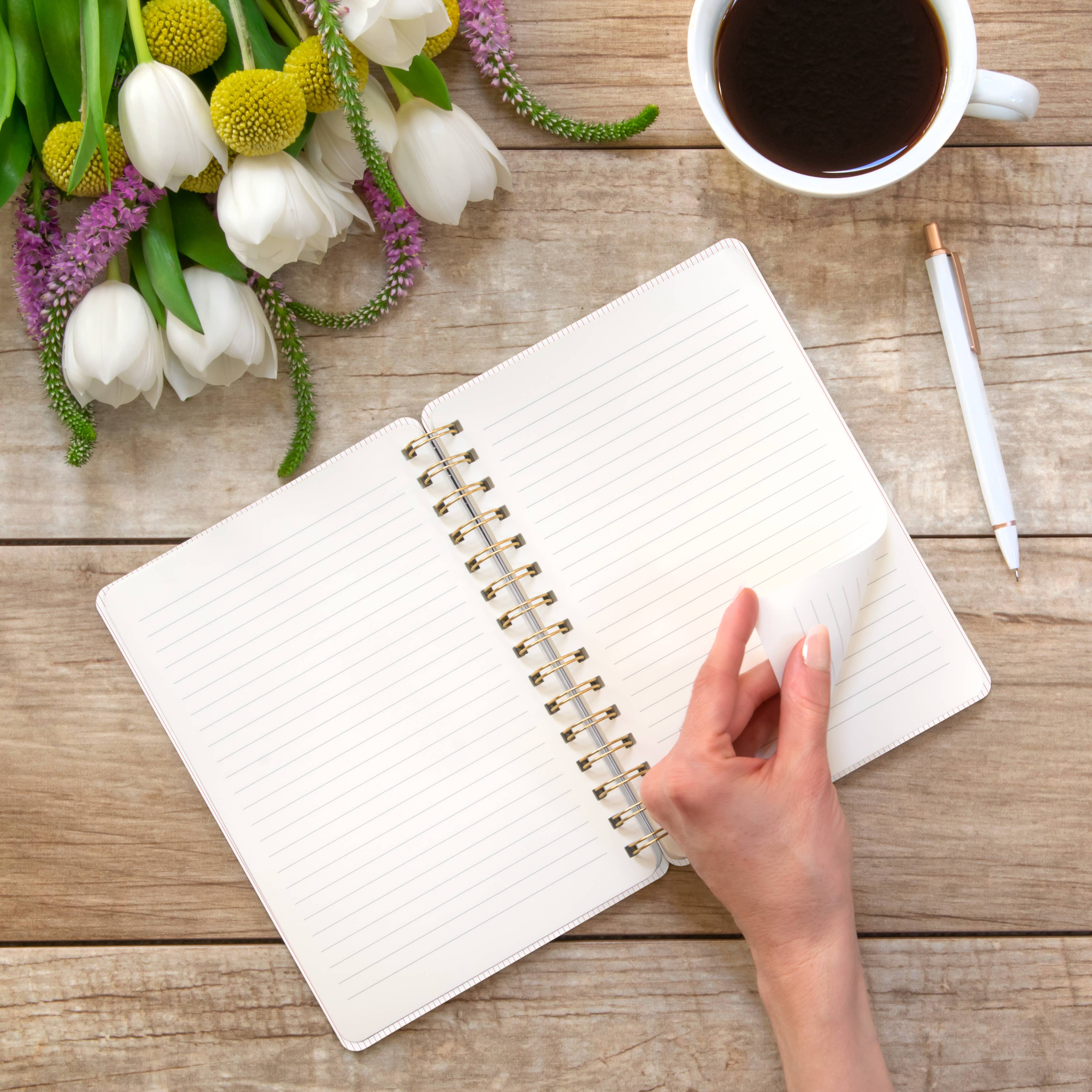 Studio Oh! - Agatha Notebooks - Current Mood (Coral Pink)