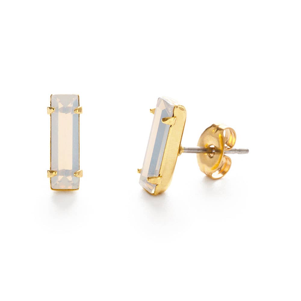 Amano Studio - Baguette Crystal Stud Earrings