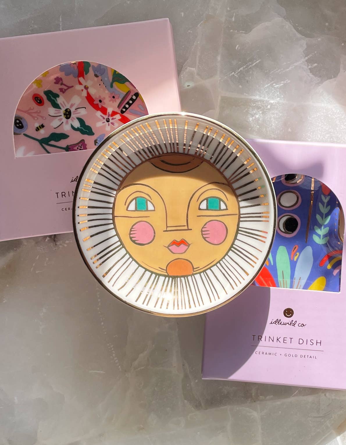 Idlewild Co. - Porcelain Trinket Dish | Hamsa