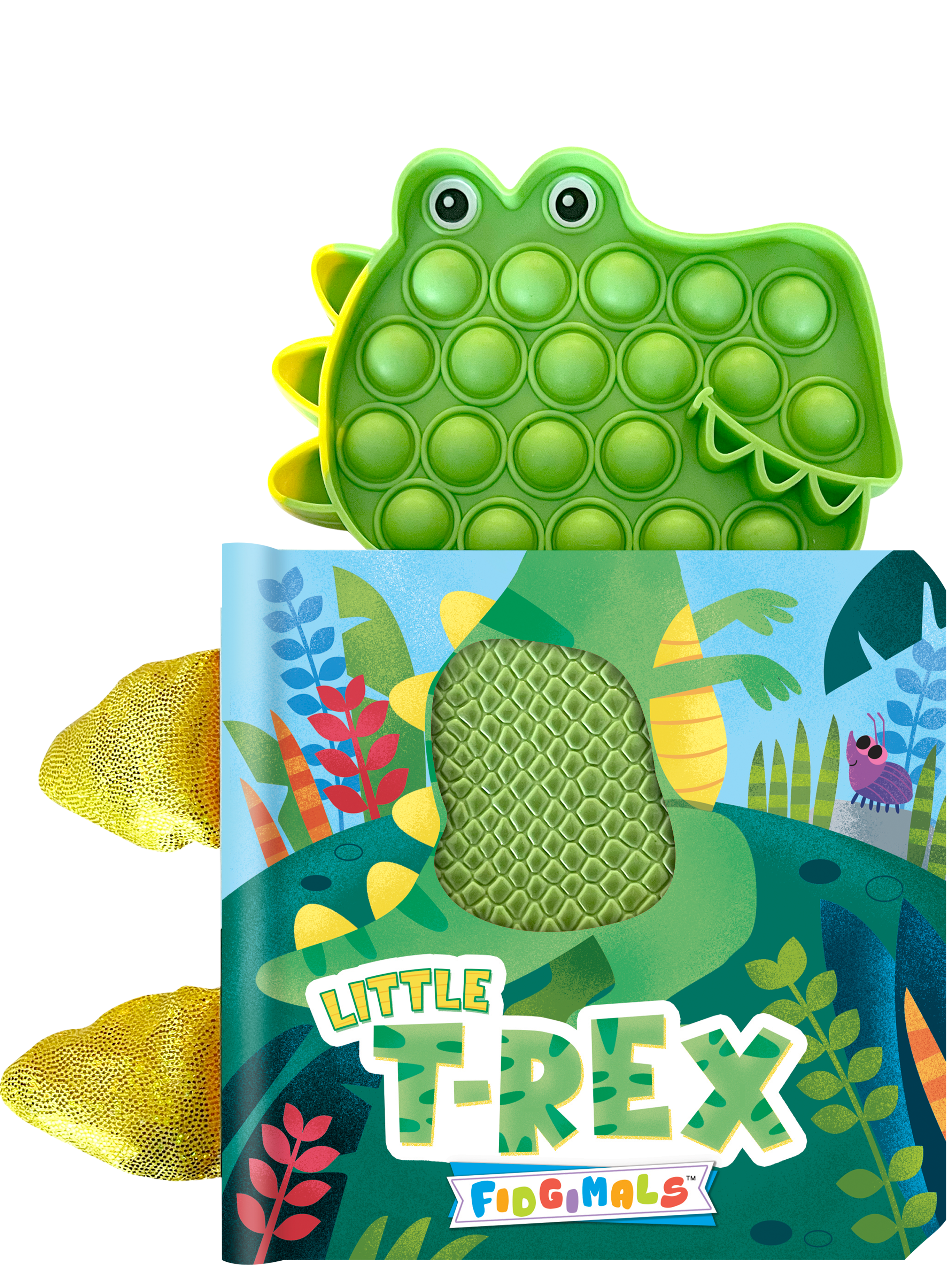 Little Hippo Books - Little T-Rex - Your Sensory Fidget Friend