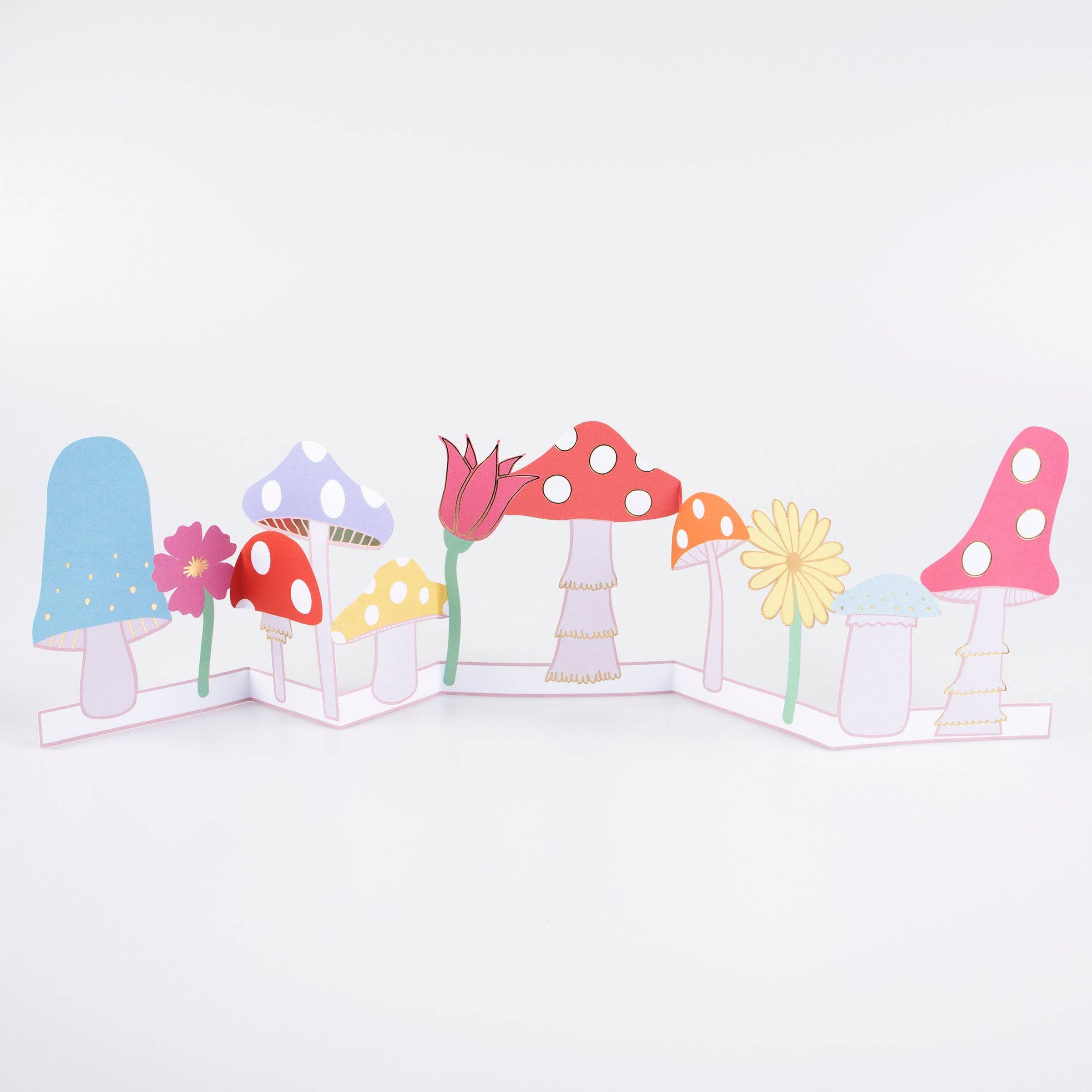 Meri Meri - Mushroom Concertina Card