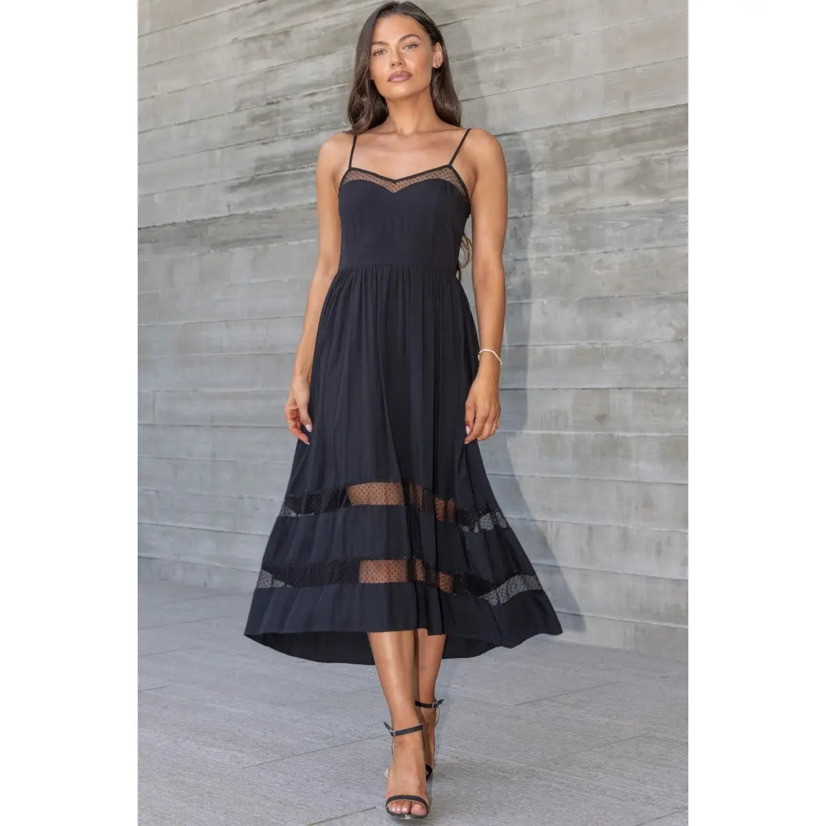 Lacey Hi Low Midi