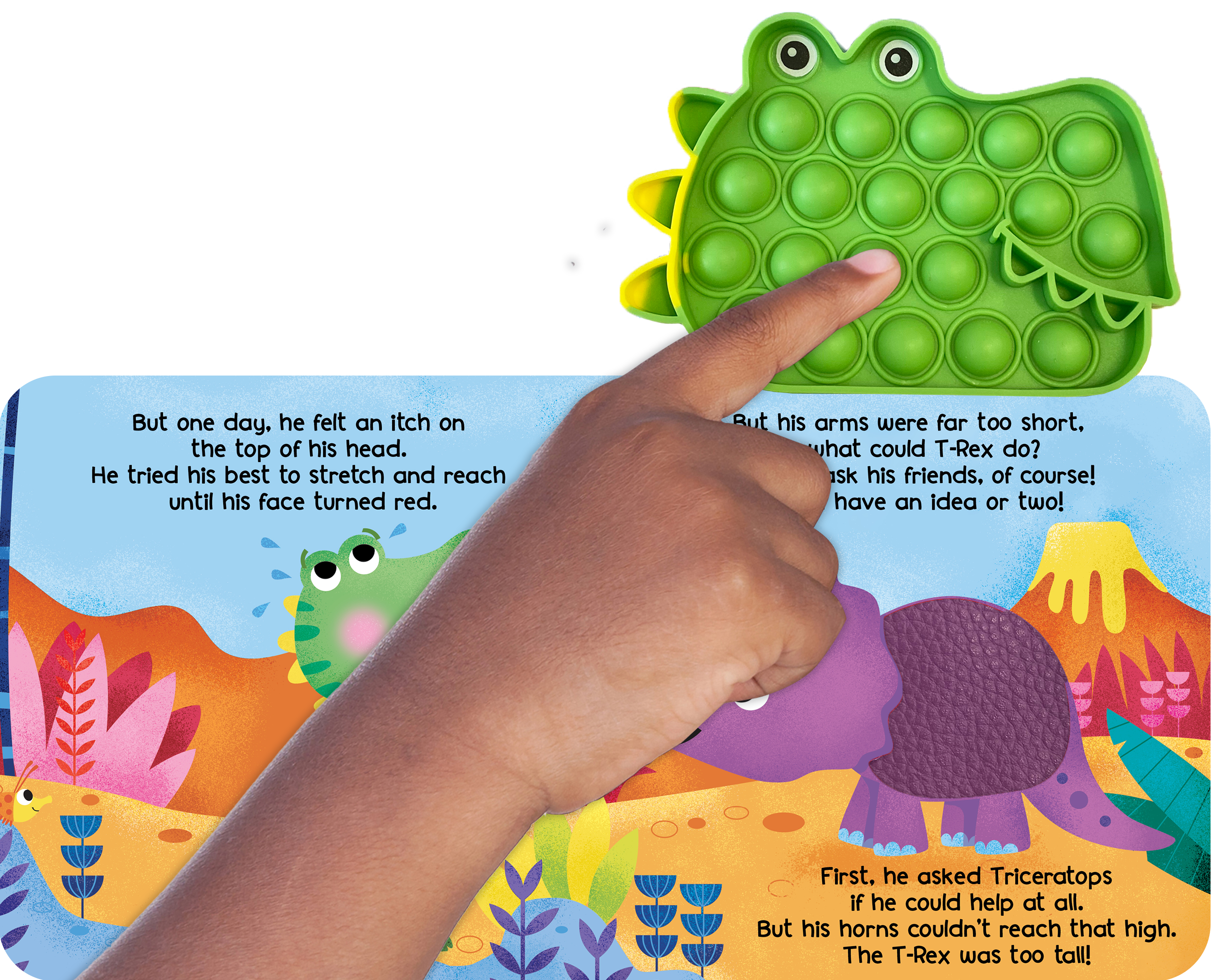 Little Hippo Books - Little T-Rex - Your Sensory Fidget Friend