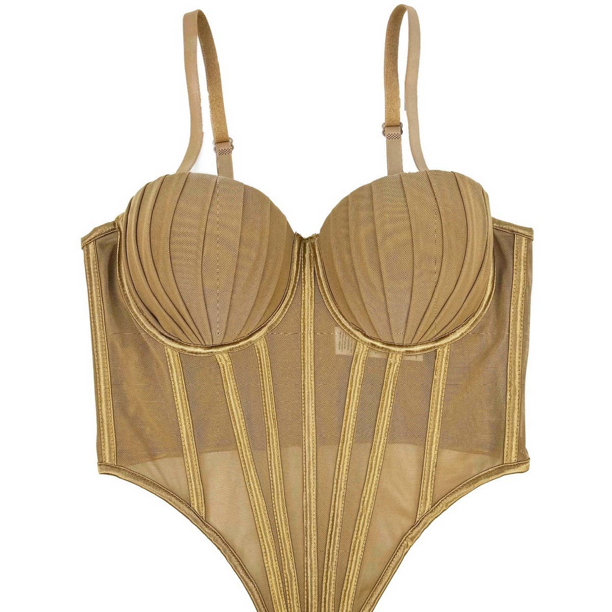 PREMIUM PLEATED HERRINGBONE CORSET WITH COASTERS