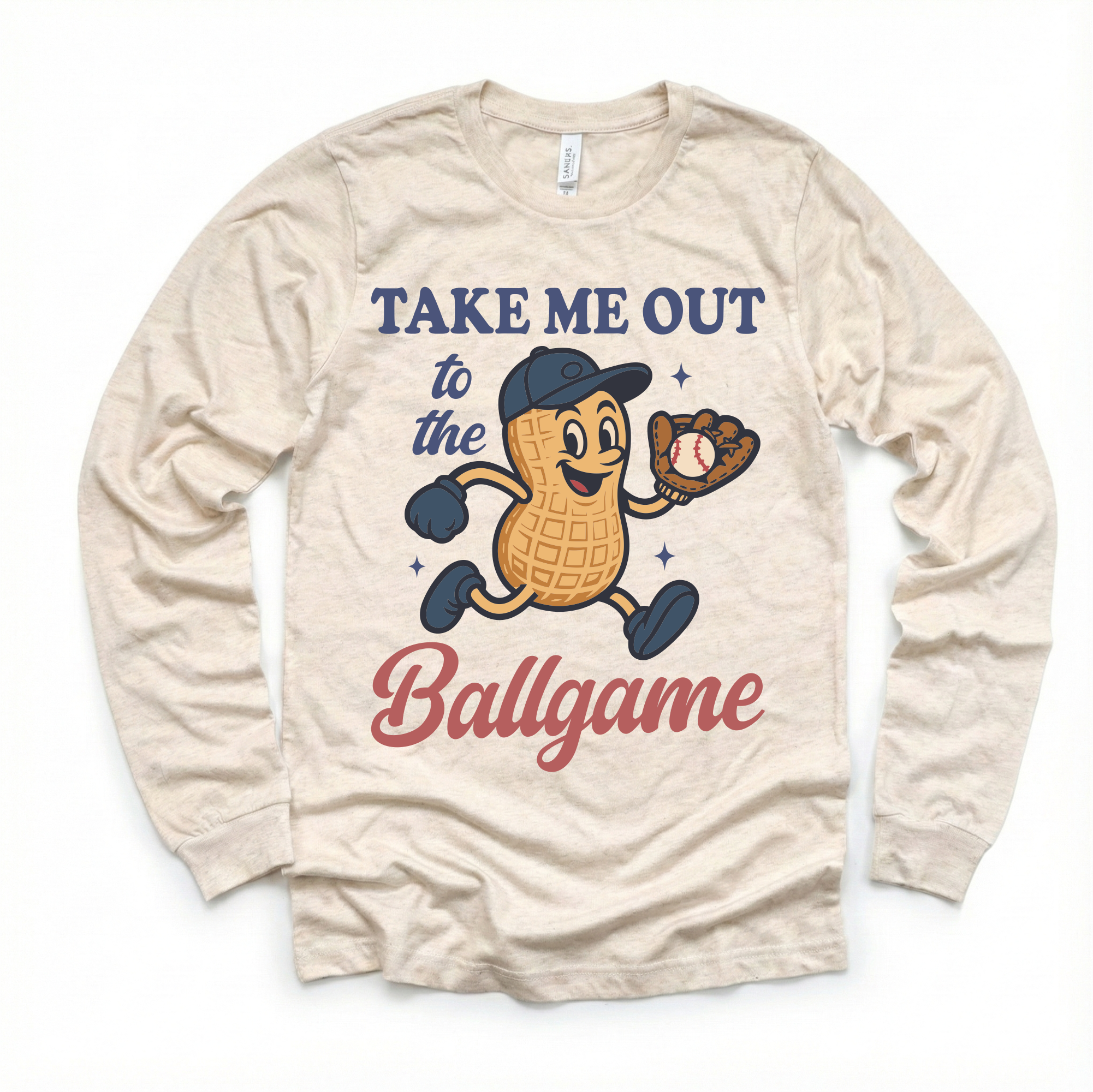 Madi Moosh - Baseball Take Me Out To The Ballpark Shirt - Peanut Baseball Tee
