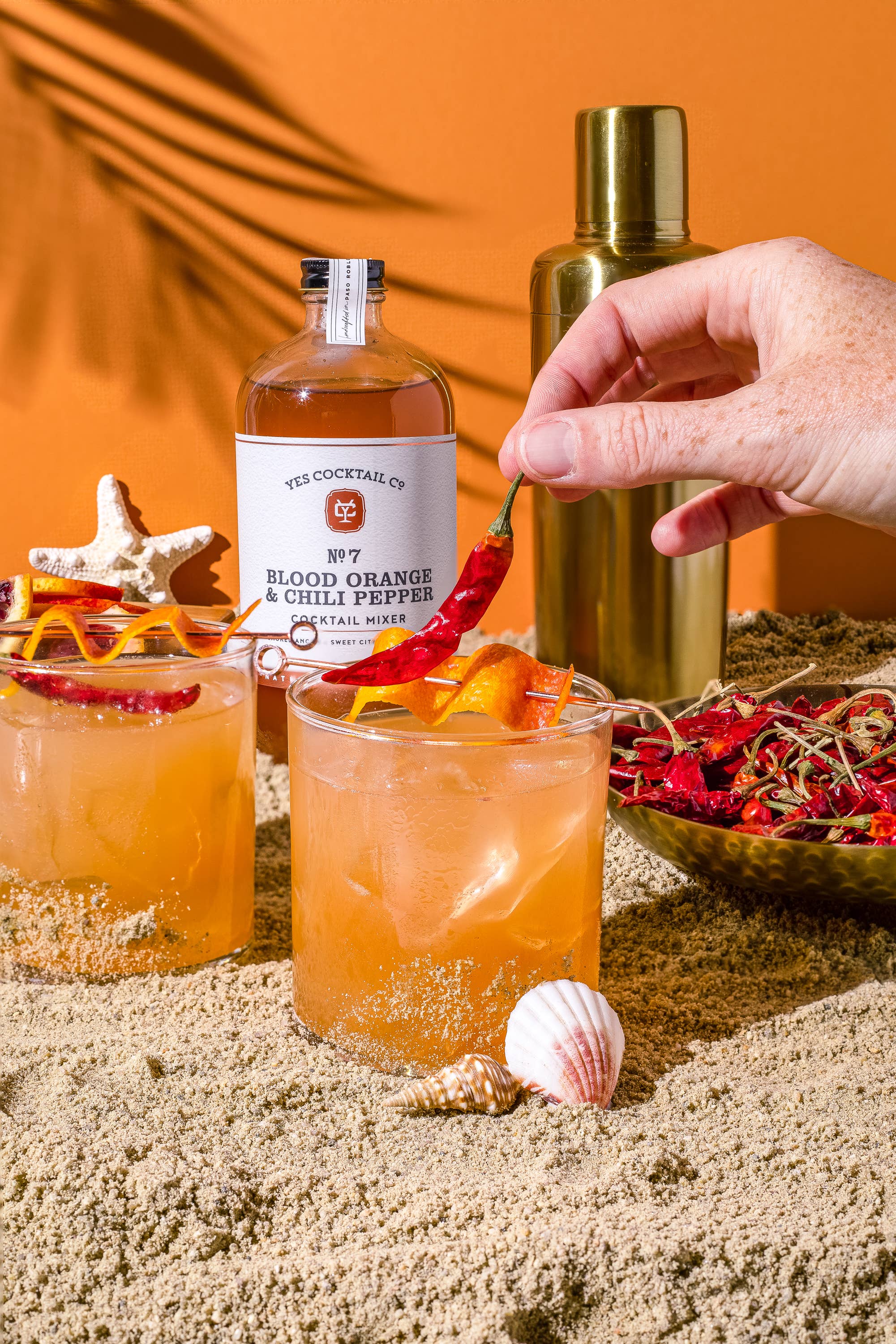 Yes Cocktail Co - Blood Orange & Chili Pepper Cocktail Mixer