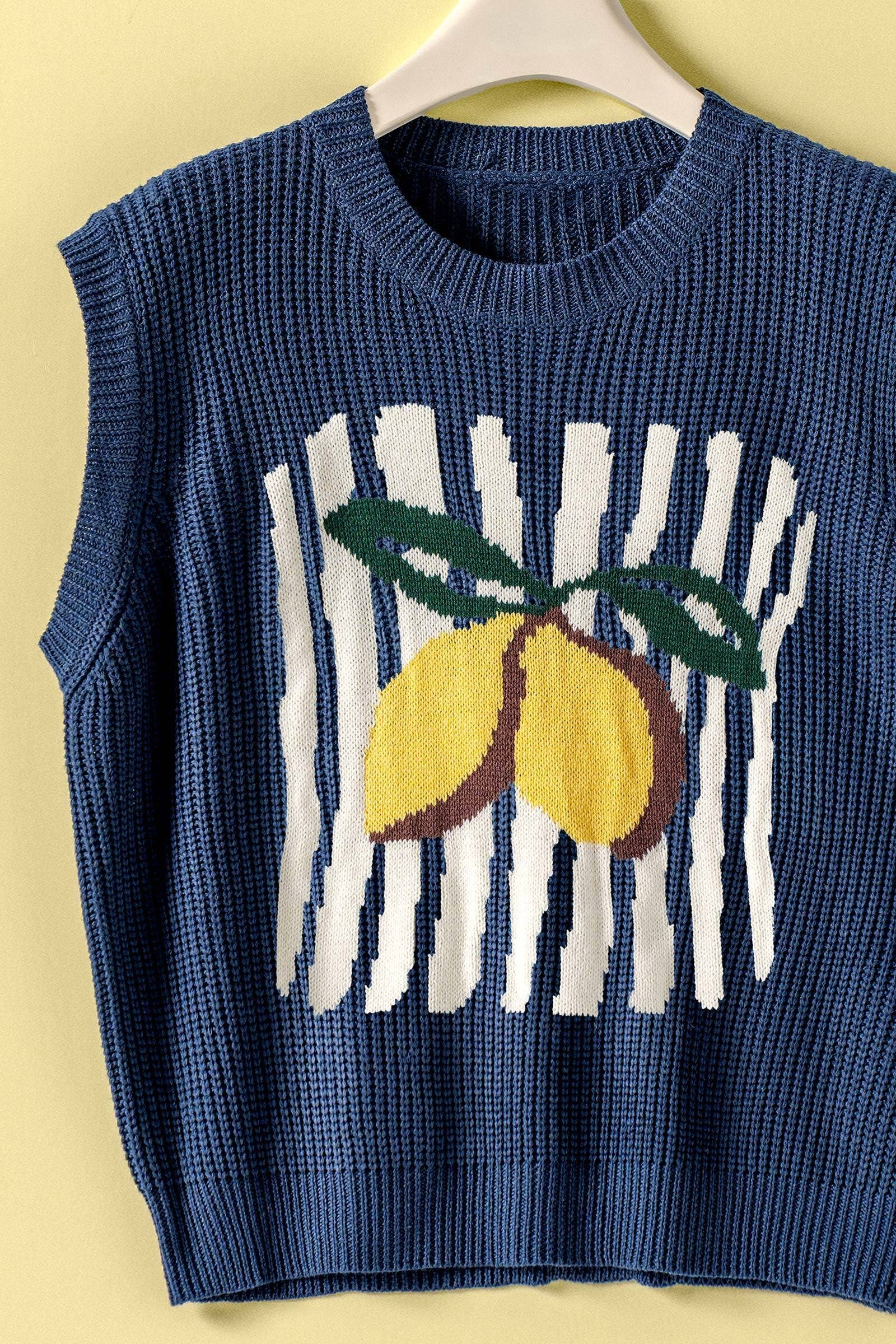 Seaside Citrus Sweater Vest