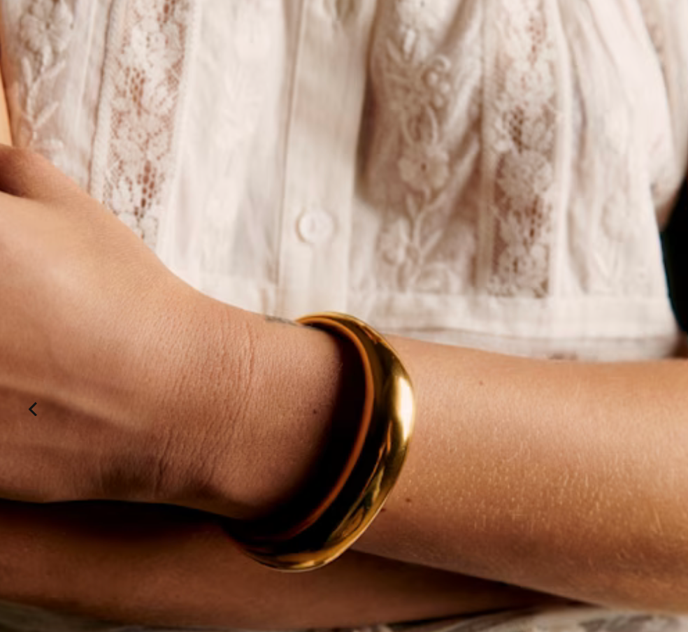 HoopLa - Editorial Hinge Bracelets 14K Gold PVD- Recycled
