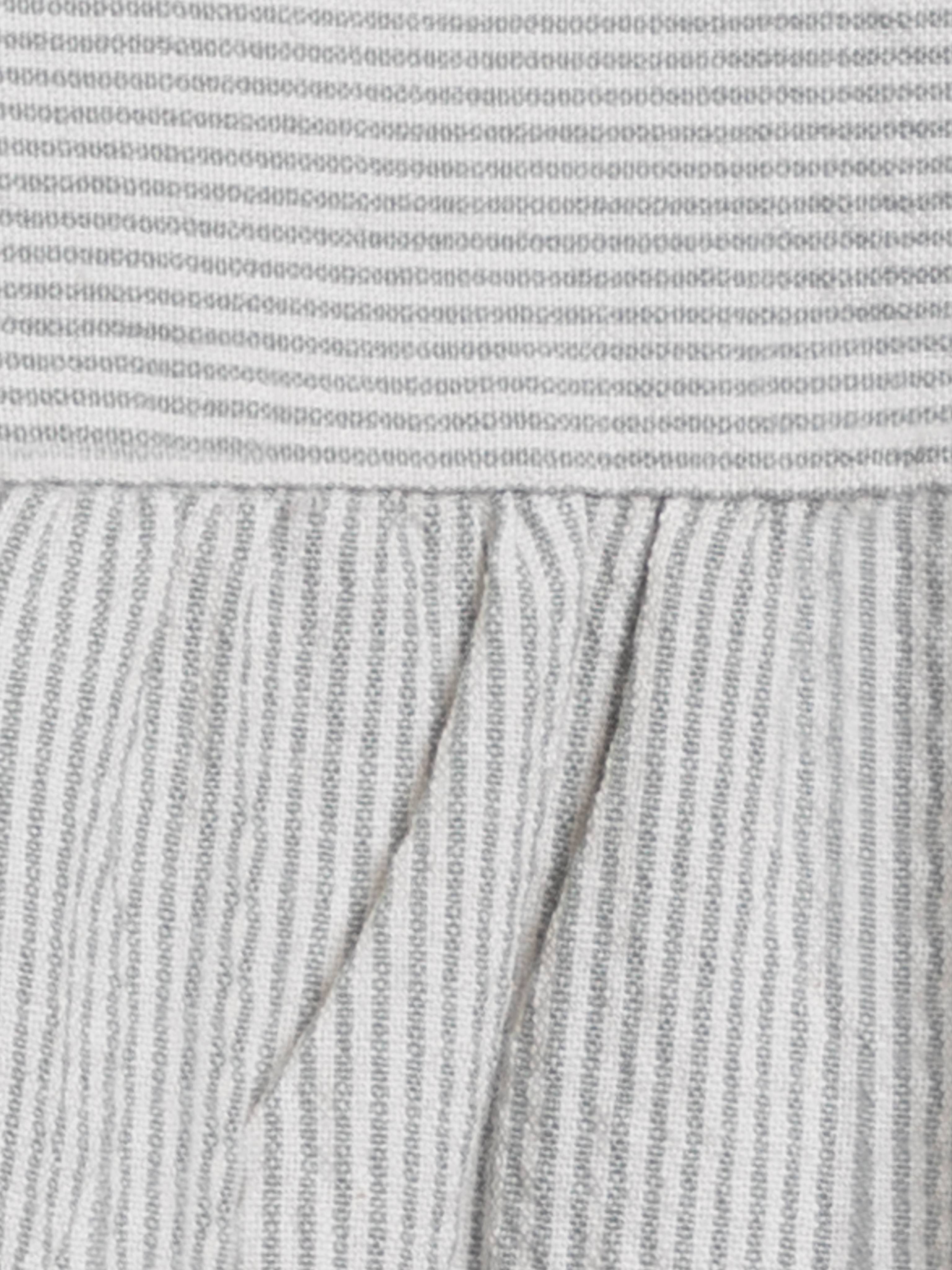 Colored Organics - Organic Grace Seersucker Peplum Top - Shore Stripe/Mist