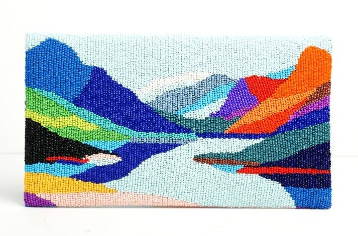 Ricki designs - A BEADED BAG EVEREST CLUTCH
