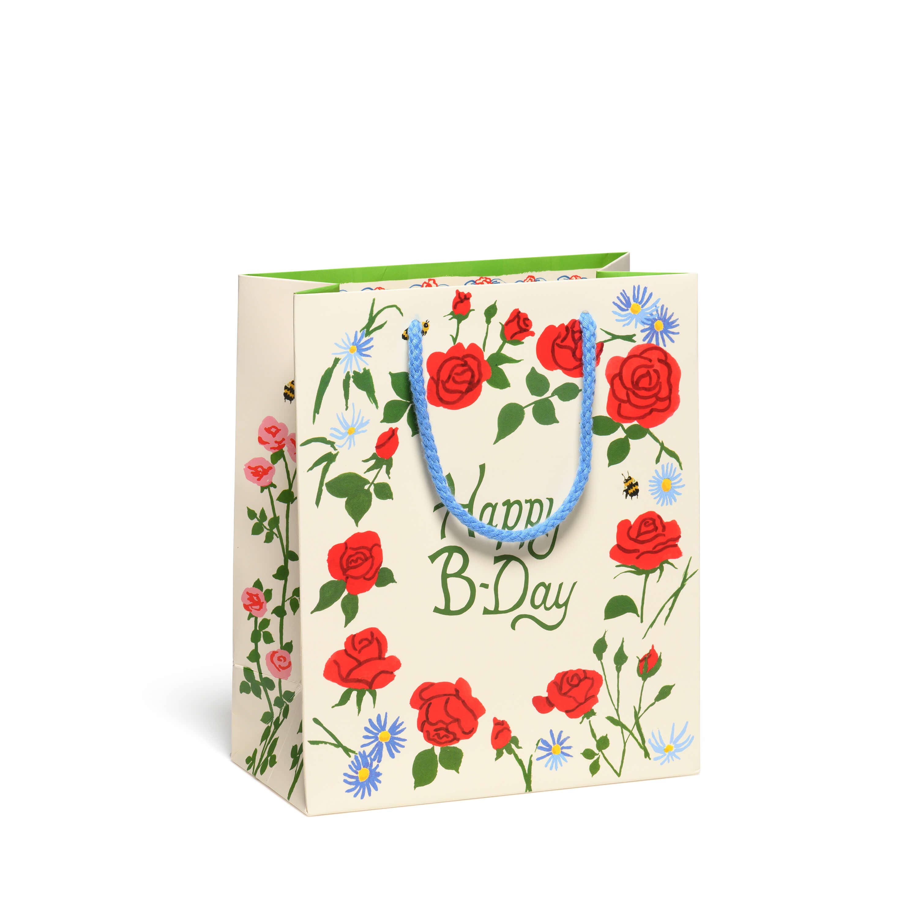 Red Cap Cards - Blooming Roses medium gift bag