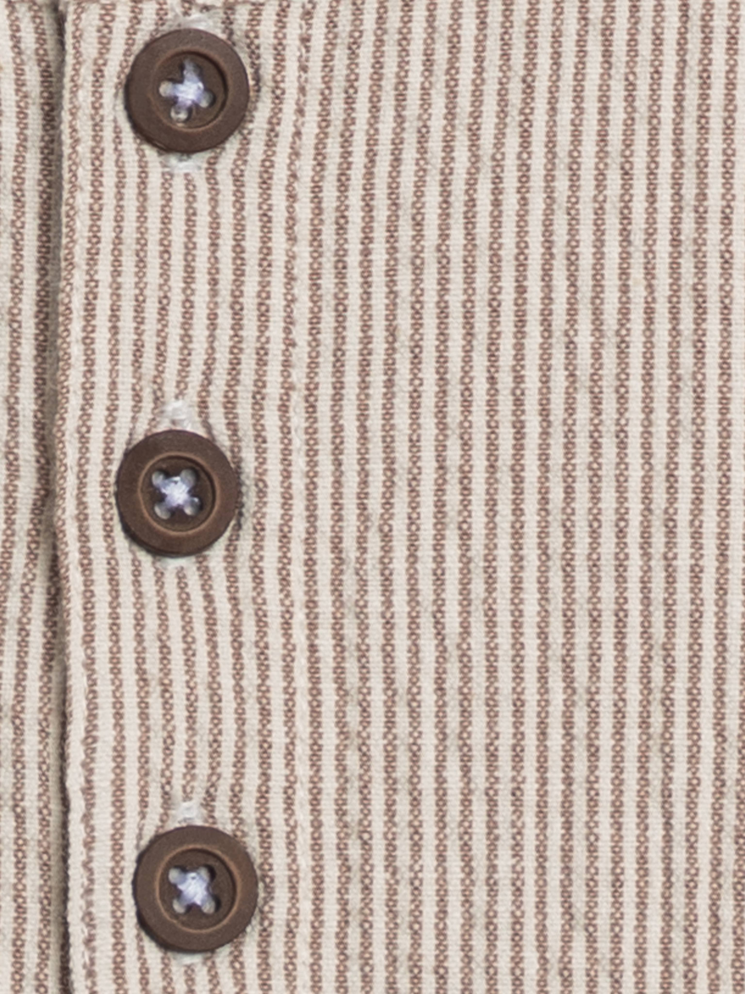 Colored Organics - Organic Wren Seersucker Bubble Romper - Shore Stripe/Truffle
